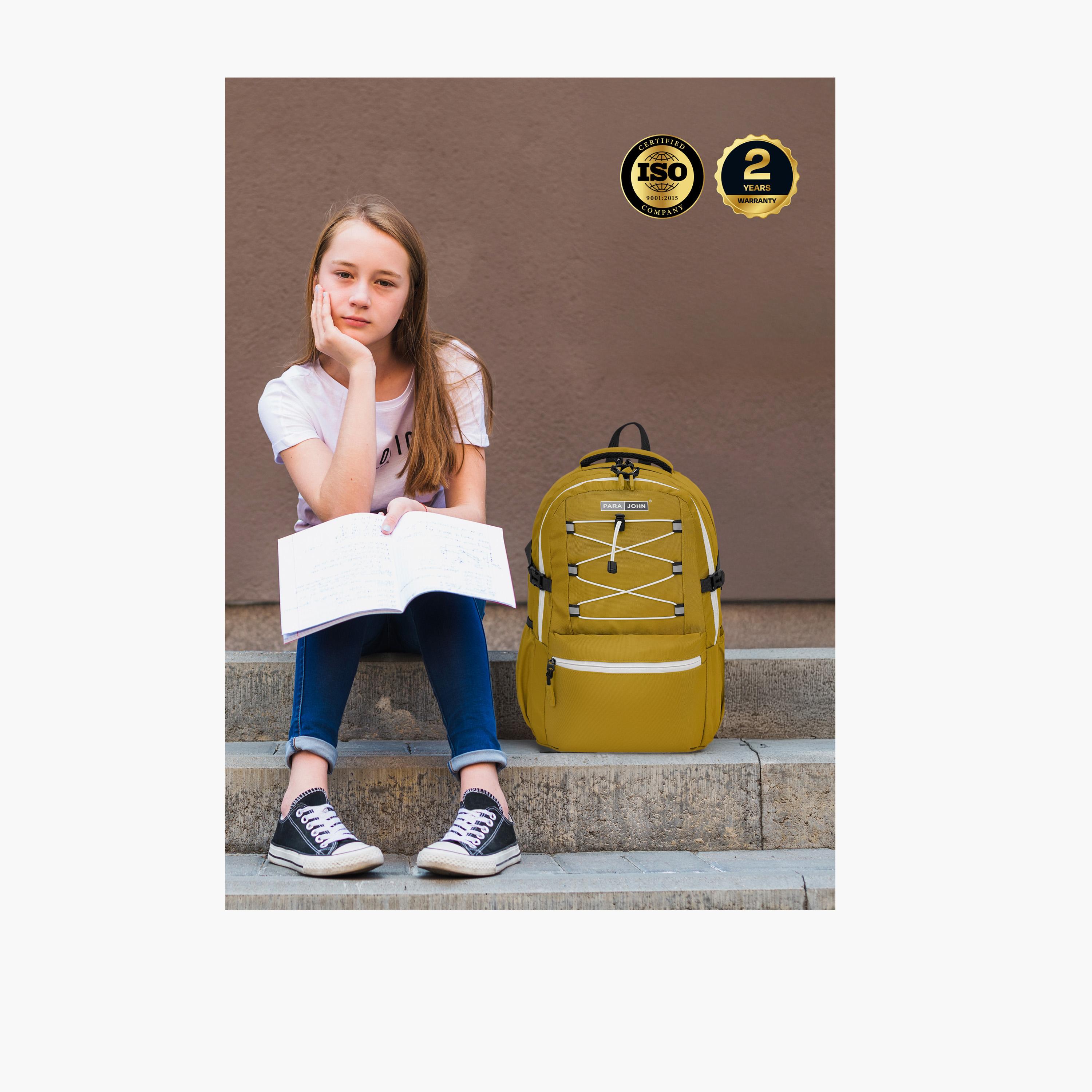 Para John 30 L | 19 Inches Backpack, Polyester, Adjustable Strap | PJSB6018-travel-luggagesandbags-backpacks-image-5