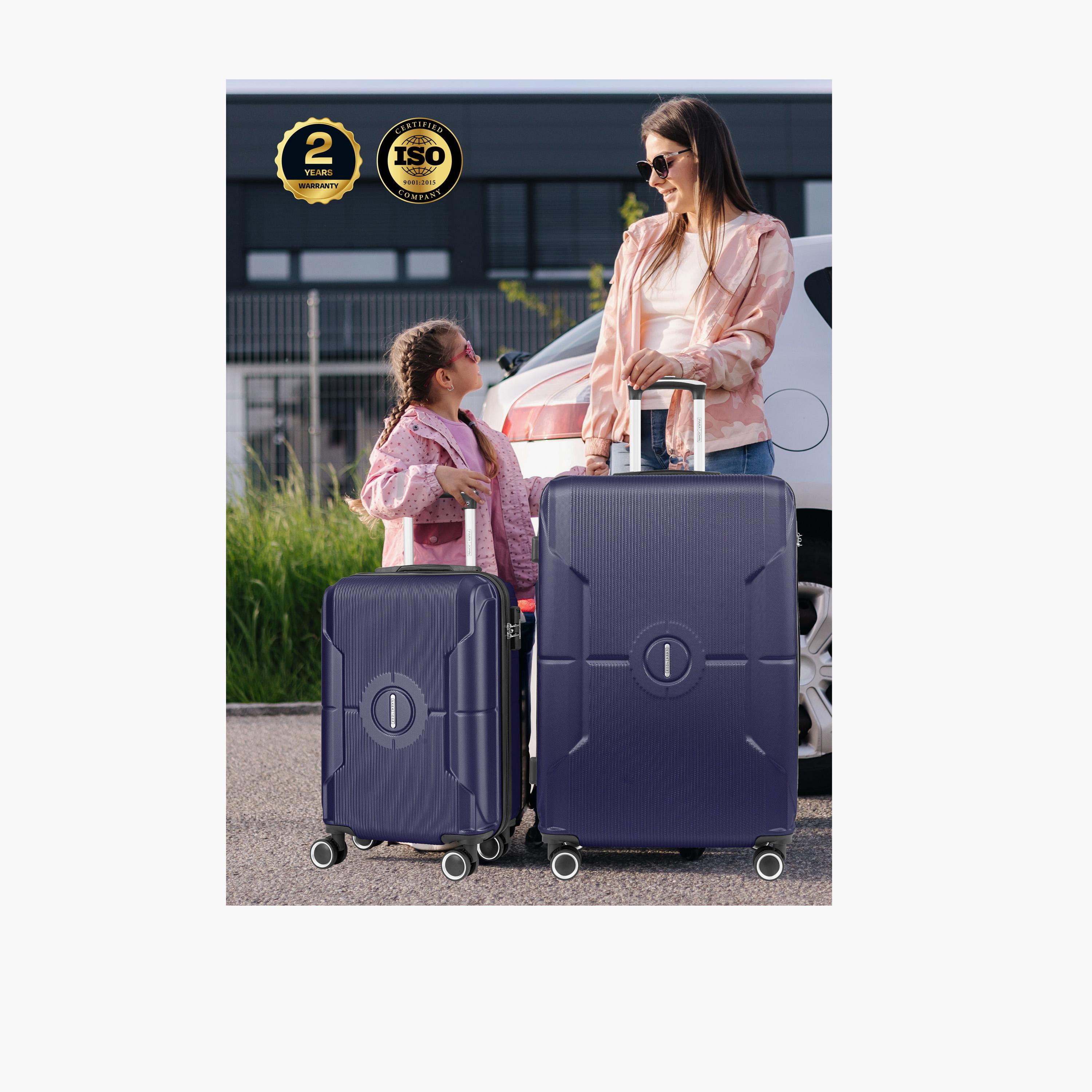 باراجون- طقم شنطتين بأربع عجلات دوارة من مادة ABS وجوانب صلبة مع قفل مركب-travel-luggagesandbags-luggage-image-25