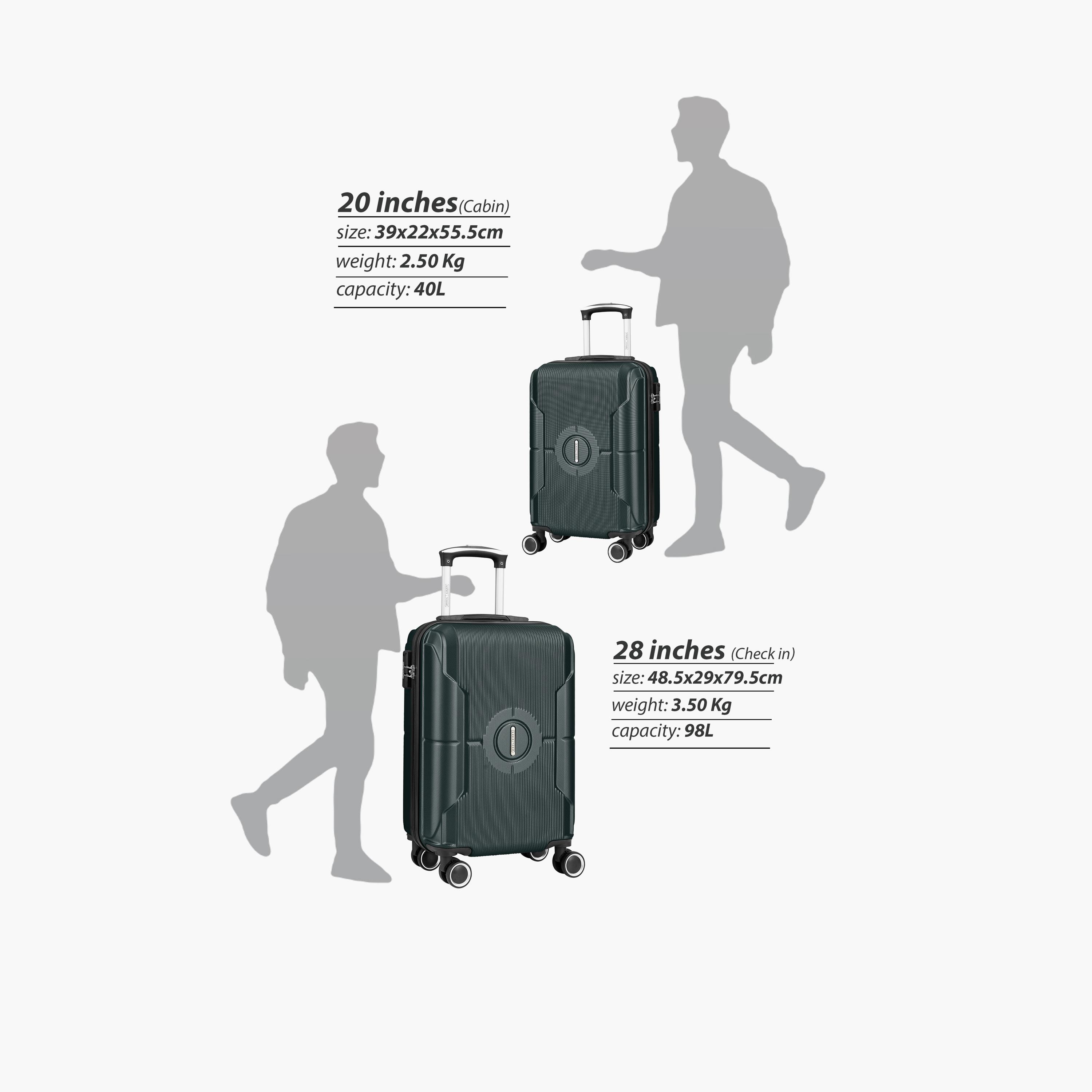 Para John 50.8 CM Small Cabin ABS Hardcase 4-Wheeler Spinner Trolley Bag with Combination Lock | PJTR2044-20-travel-luggagesandbags-luggage-image-20