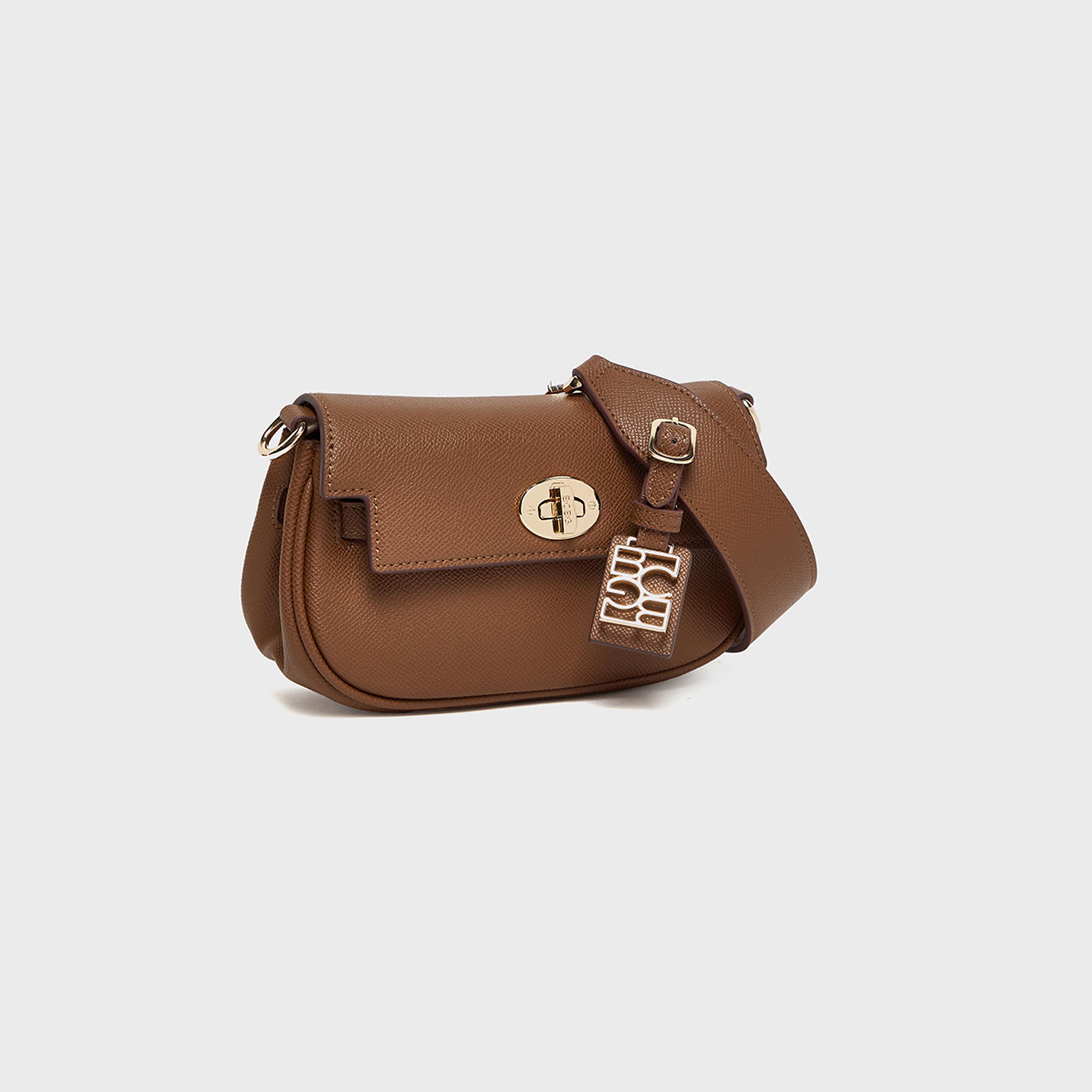 بي سي بي جي - شنطة كروس منقوشة بقفل لولبي وحزام قابل للفصل | 20 × 7 × 12 سم-women-bagsandwallets-handbags-image-8