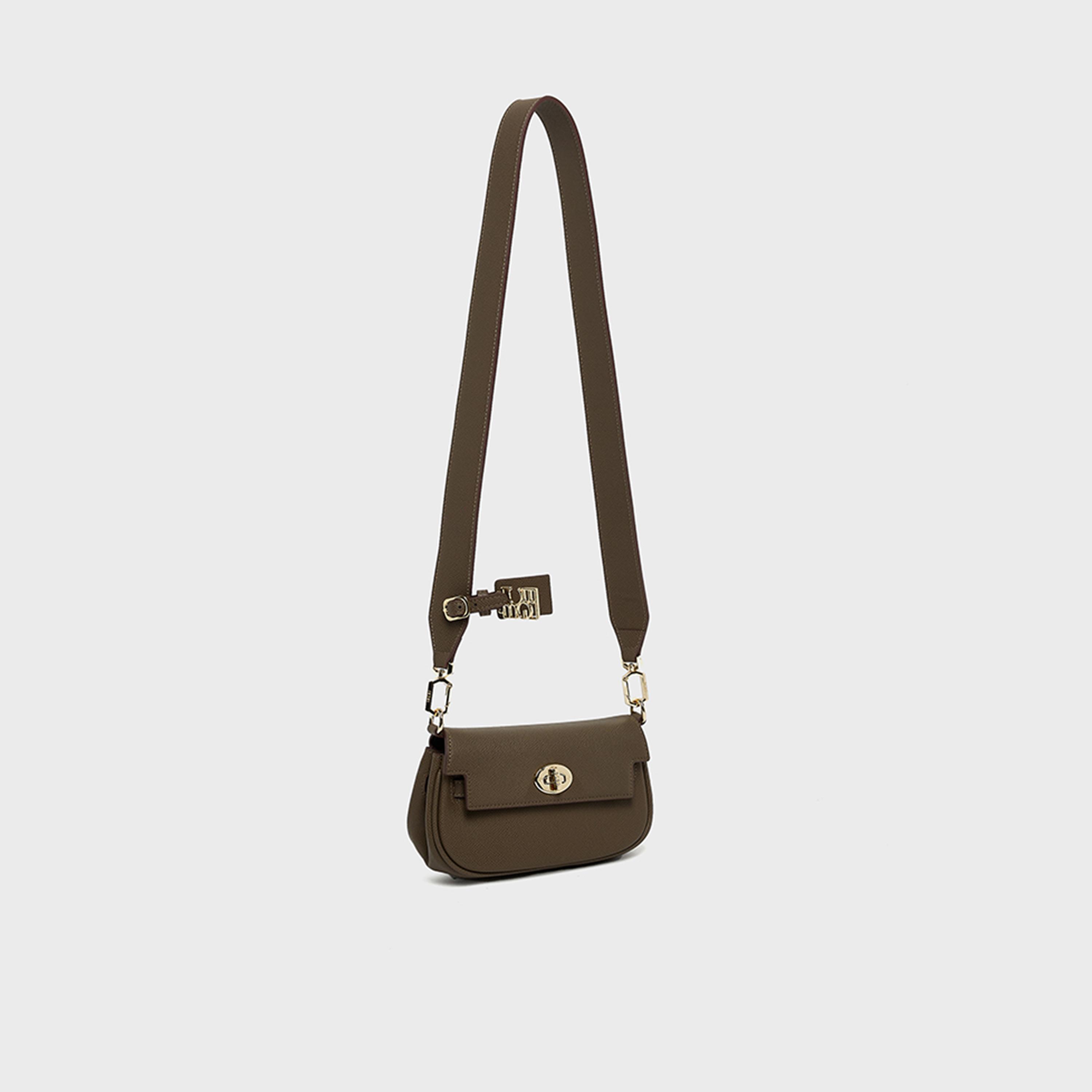 بي سي بي جي - شنطة كروس منقوشة بقفل لولبي وحزام قابل للفصل | 20 × 7 × 12 سم-women-bagsandwallets-handbags-image-14