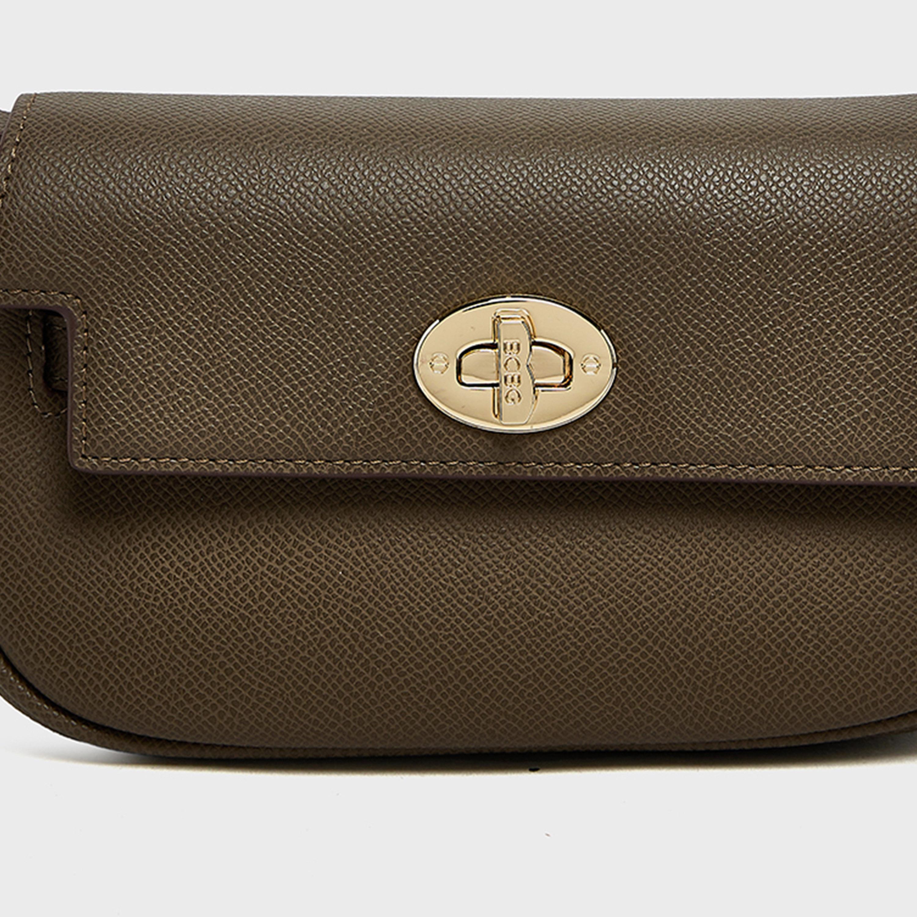 بي سي بي جي - شنطة كروس منقوشة بقفل لولبي وحزام قابل للفصل | 20 × 7 × 12 سم-women-bagsandwallets-handbags-image-15