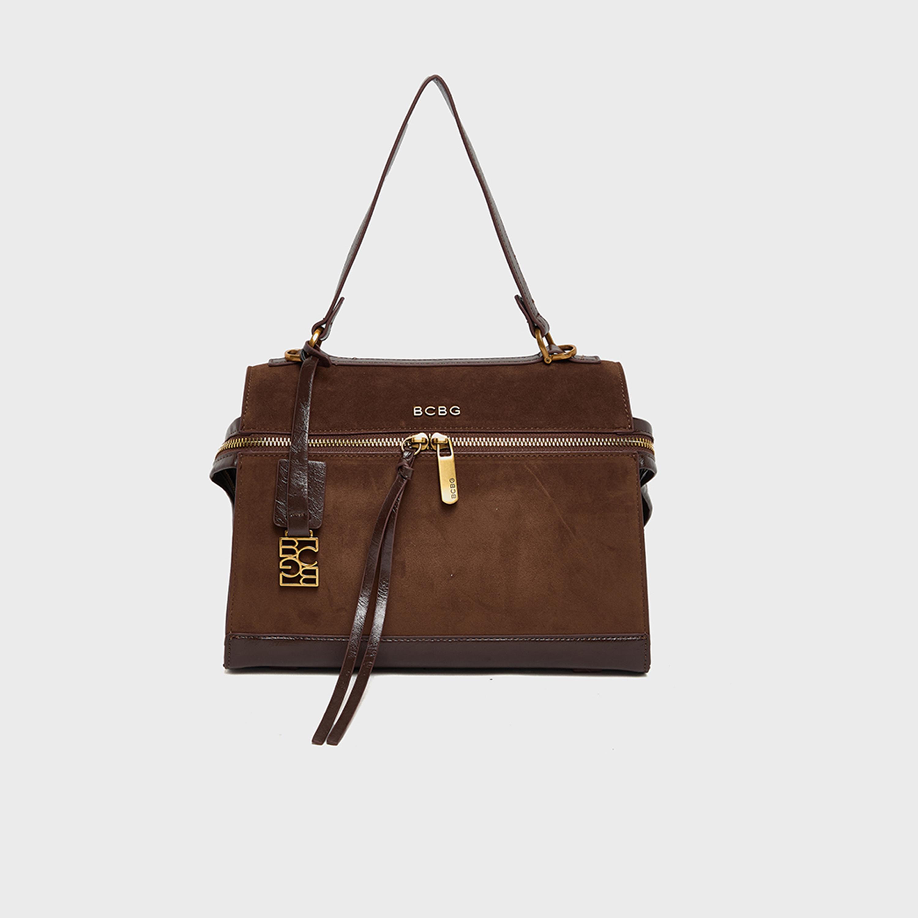 بي سي بي جي - شنطة ساتشيل بمقبض علوي وسحاب وحزام قابل للفصل | 28 × 11.5 × 20 سم-women-bagsandwallets-handbags-image-1
