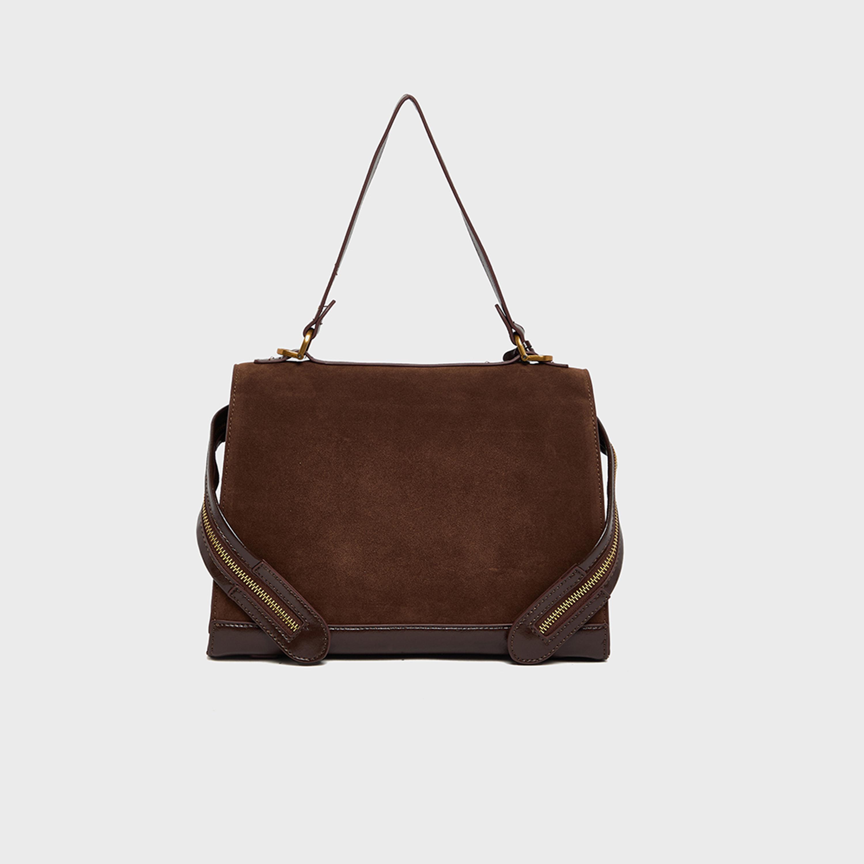 بي سي بي جي - شنطة ساتشيل بمقبض علوي وسحاب وحزام قابل للفصل | 28 × 11.5 × 20 سم-women-bagsandwallets-handbags-image-2