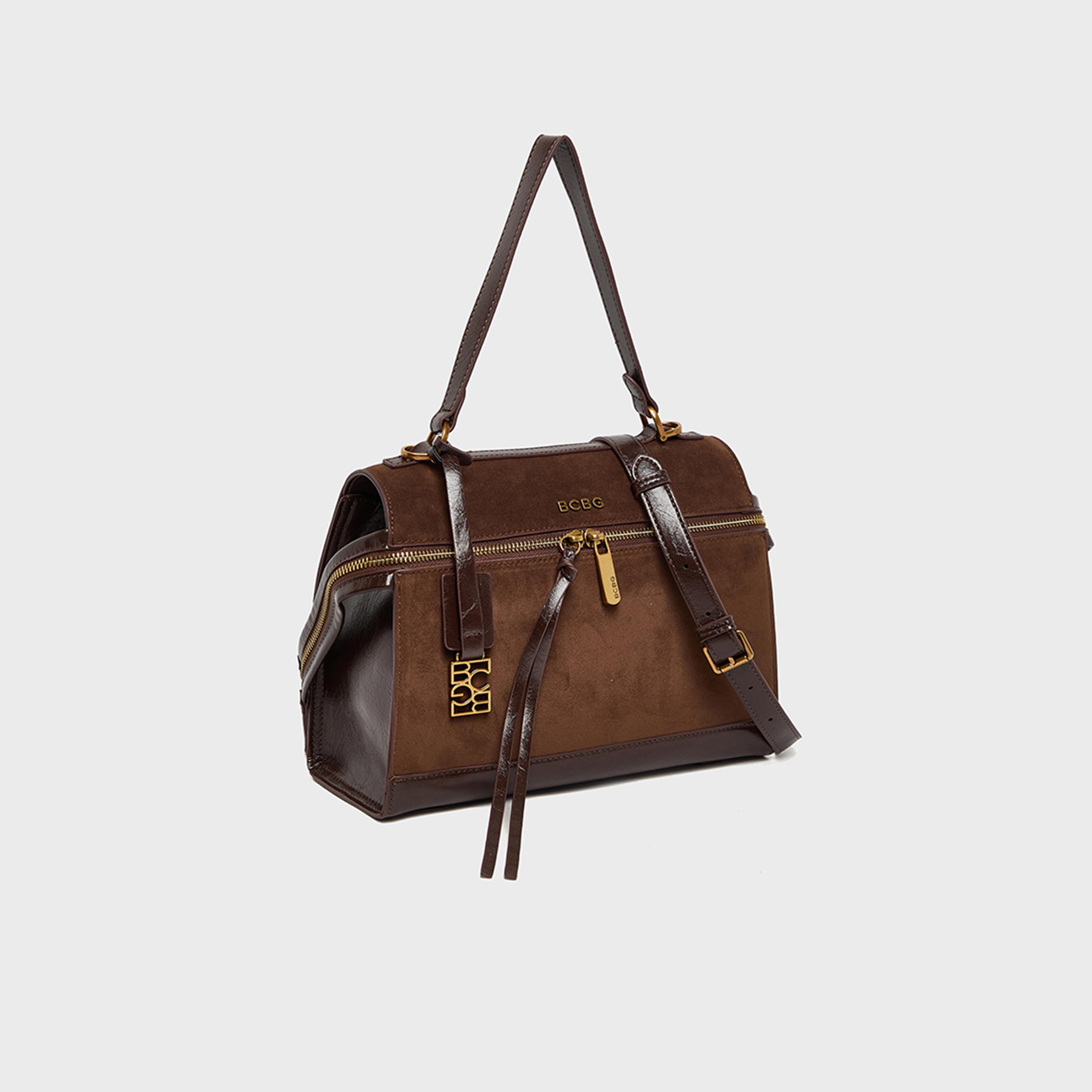بي سي بي جي - شنطة ساتشيل بمقبض علوي وسحاب وحزام قابل للفصل | 28 × 11.5 × 20 سم-women-bagsandwallets-handbags-image-3