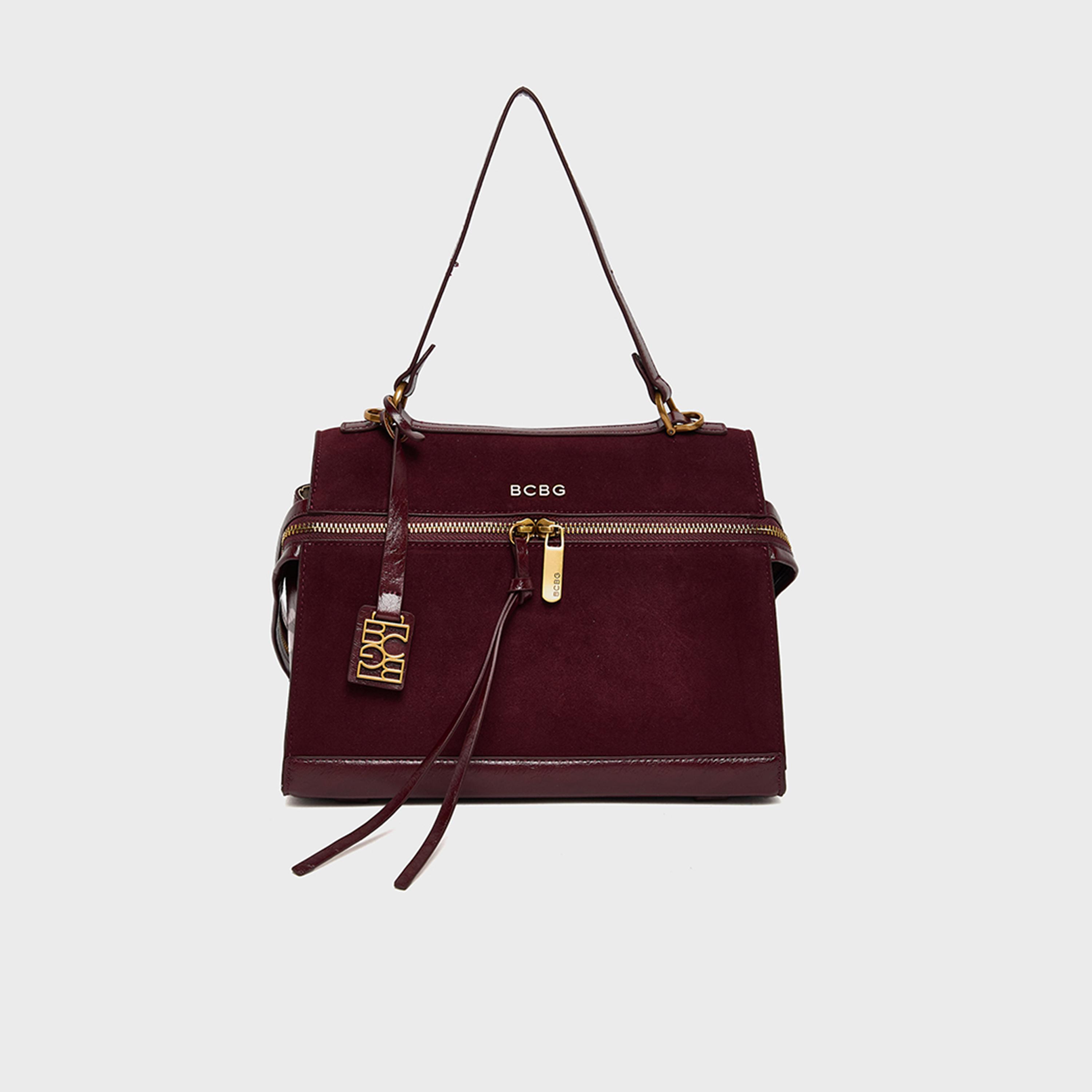 بي سي بي جي - شنطة ساتشيل بمقبض علوي وسحاب وحزام قابل للفصل | 28 × 11.5 × 20 سم-women-bagsandwallets-handbags-image-6
