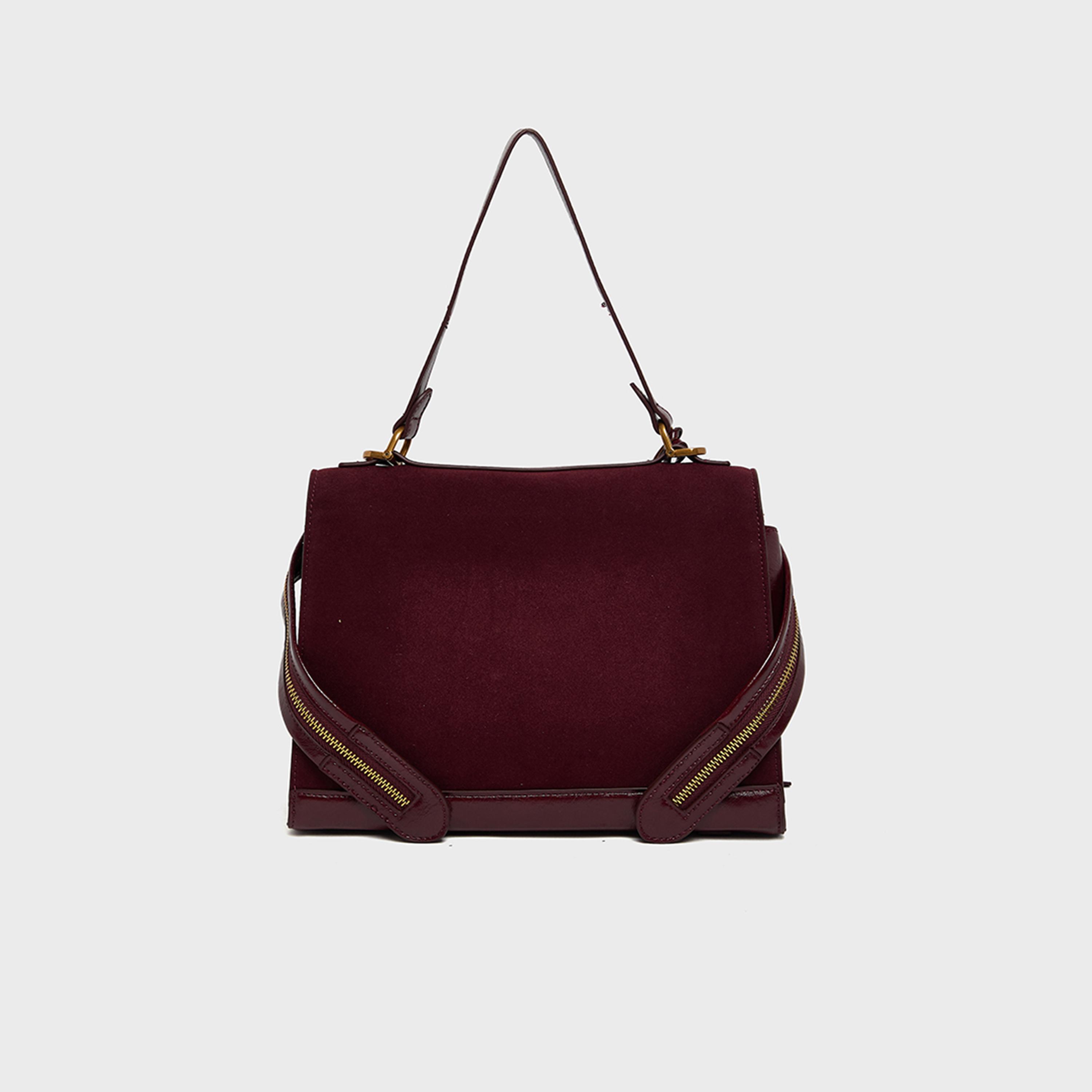 بي سي بي جي - شنطة ساتشيل بمقبض علوي وسحاب وحزام قابل للفصل | 28 × 11.5 × 20 سم-women-bagsandwallets-handbags-image-7