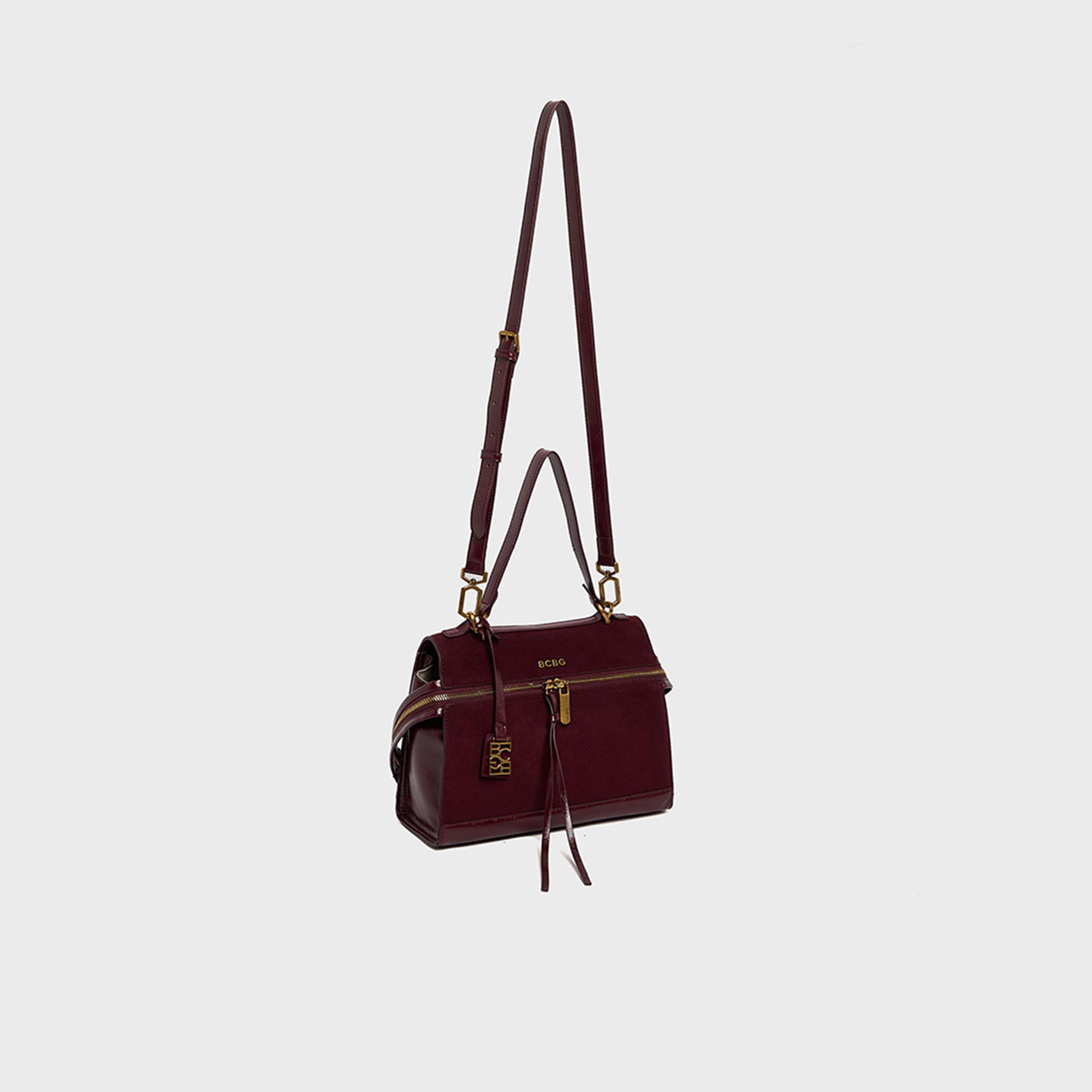 بي سي بي جي - شنطة ساتشيل بمقبض علوي وسحاب وحزام قابل للفصل | 28 × 11.5 × 20 سم-women-bagsandwallets-handbags-image-9