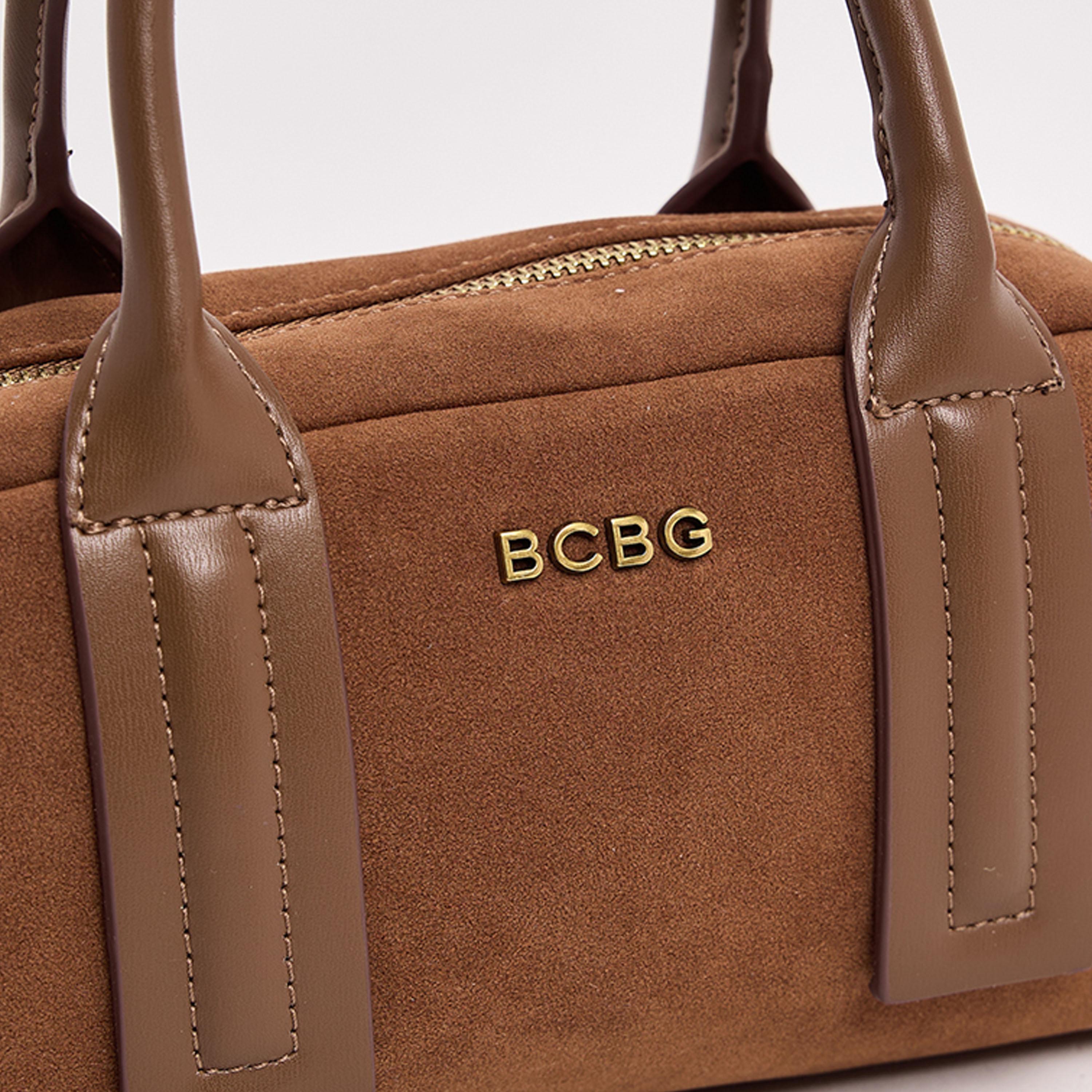 بي سي بي جي - شنطة ساتشيل سادة بمقبضين وسحاب وحزام قابل للفصل | 23.5 × 9 × 11.5 سم-women-bagsandwallets-handbags-image-4