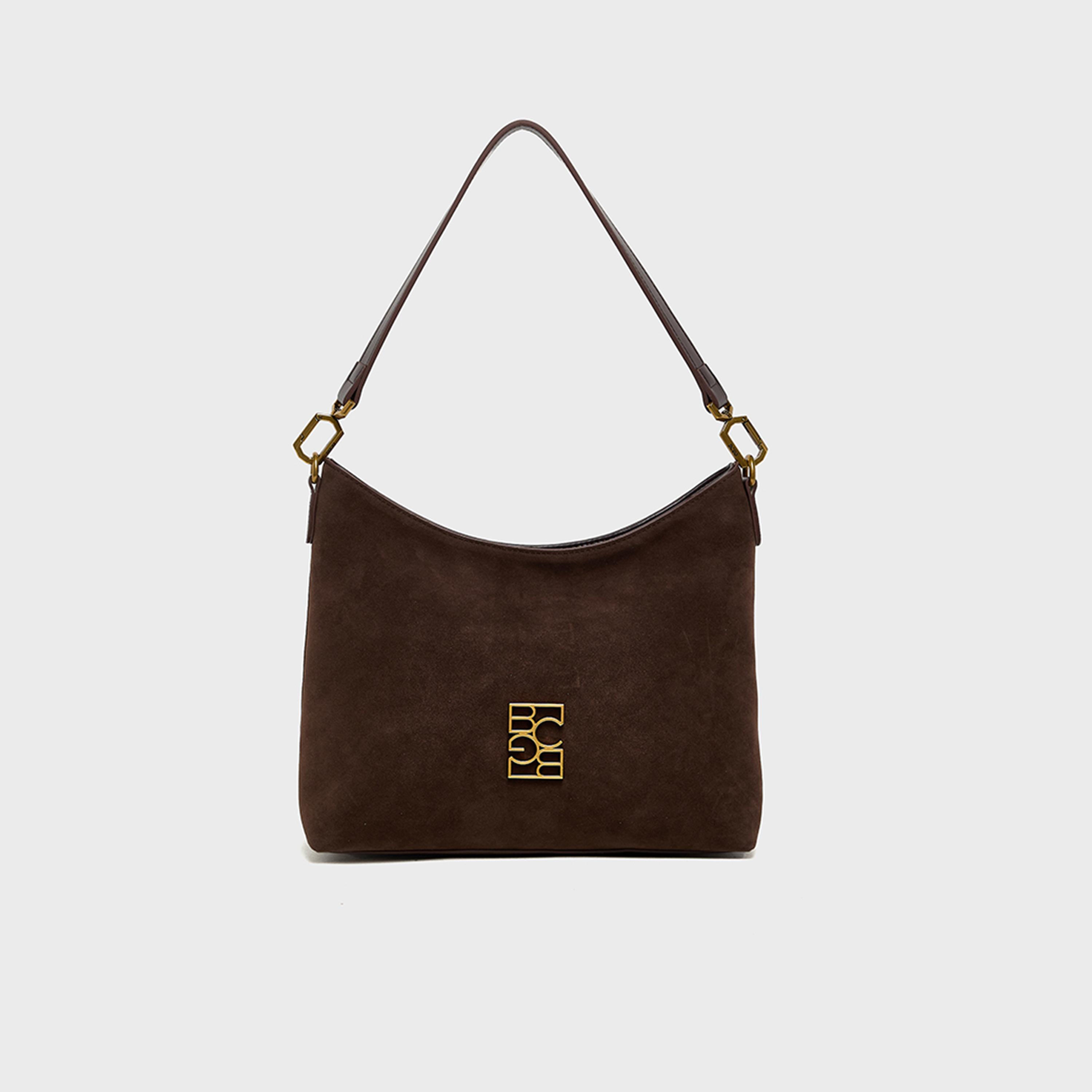 بي سي بي جي - شنطة كتف سادة بسحاب وحزام قابل للفصل | 28 × 11.5 × 25 سم-women-bagsandwallets-handbags-image-6