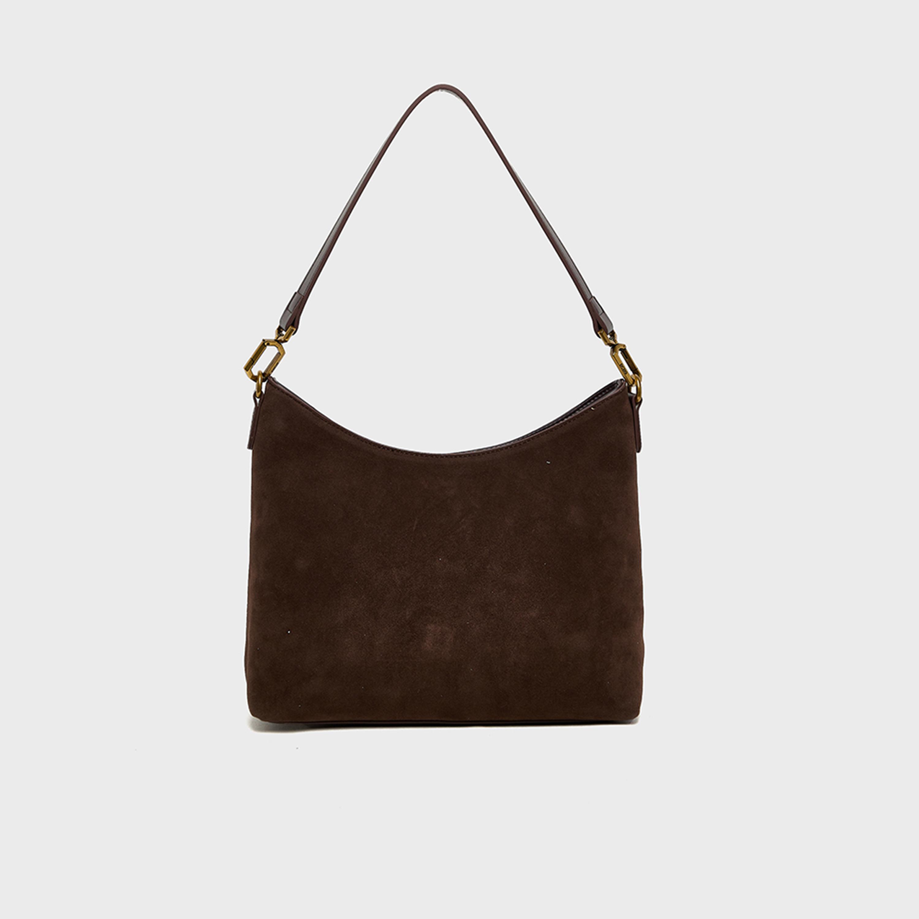 بي سي بي جي - شنطة كتف سادة بسحاب وحزام قابل للفصل | 28 × 11.5 × 25 سم-women-bagsandwallets-handbags-image-7