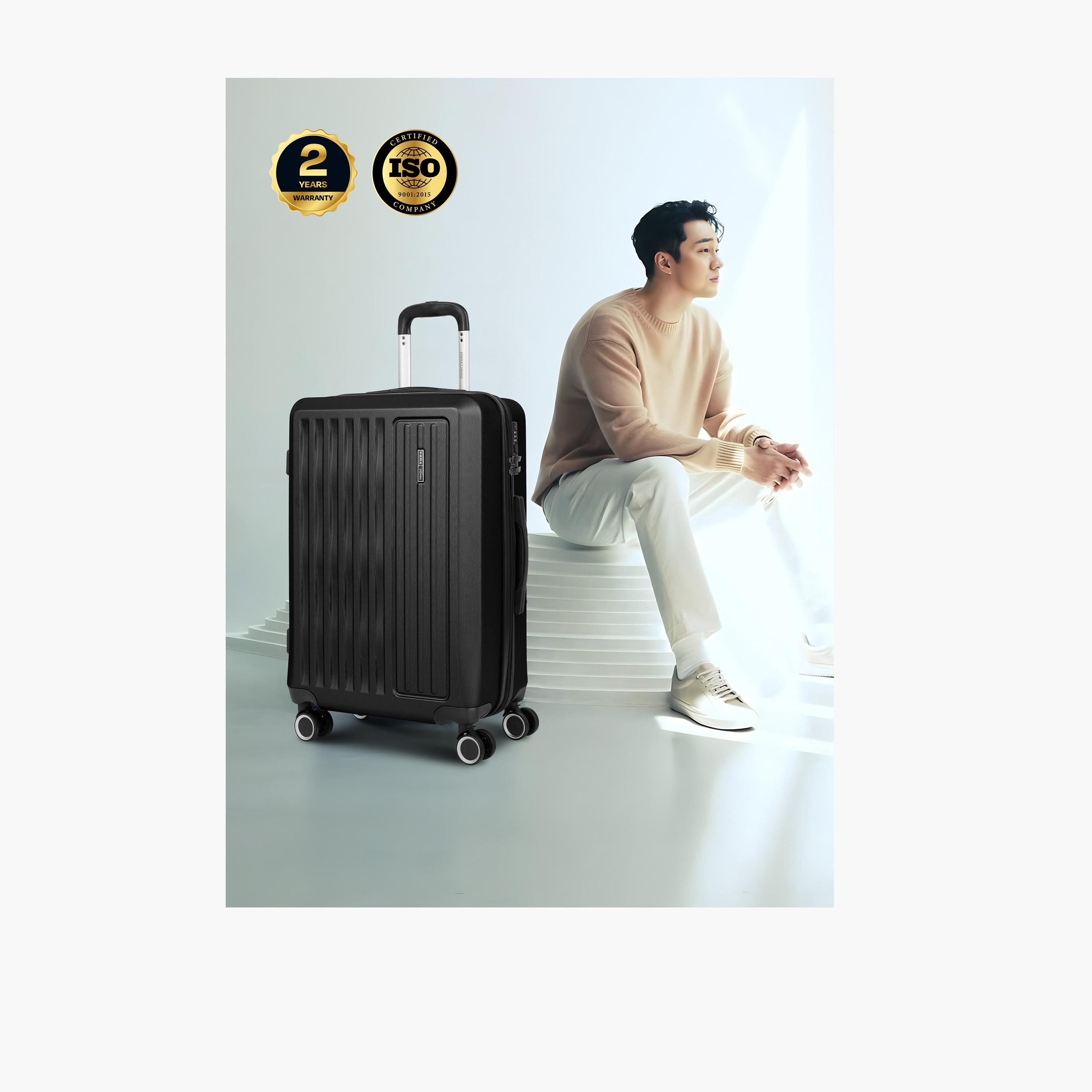 Para John Set of 3 ABS Hard Sided 4-Wheeler Spinner Trolley Bag with Combination Lock-travel-luggagesandbags-luggage-image-7