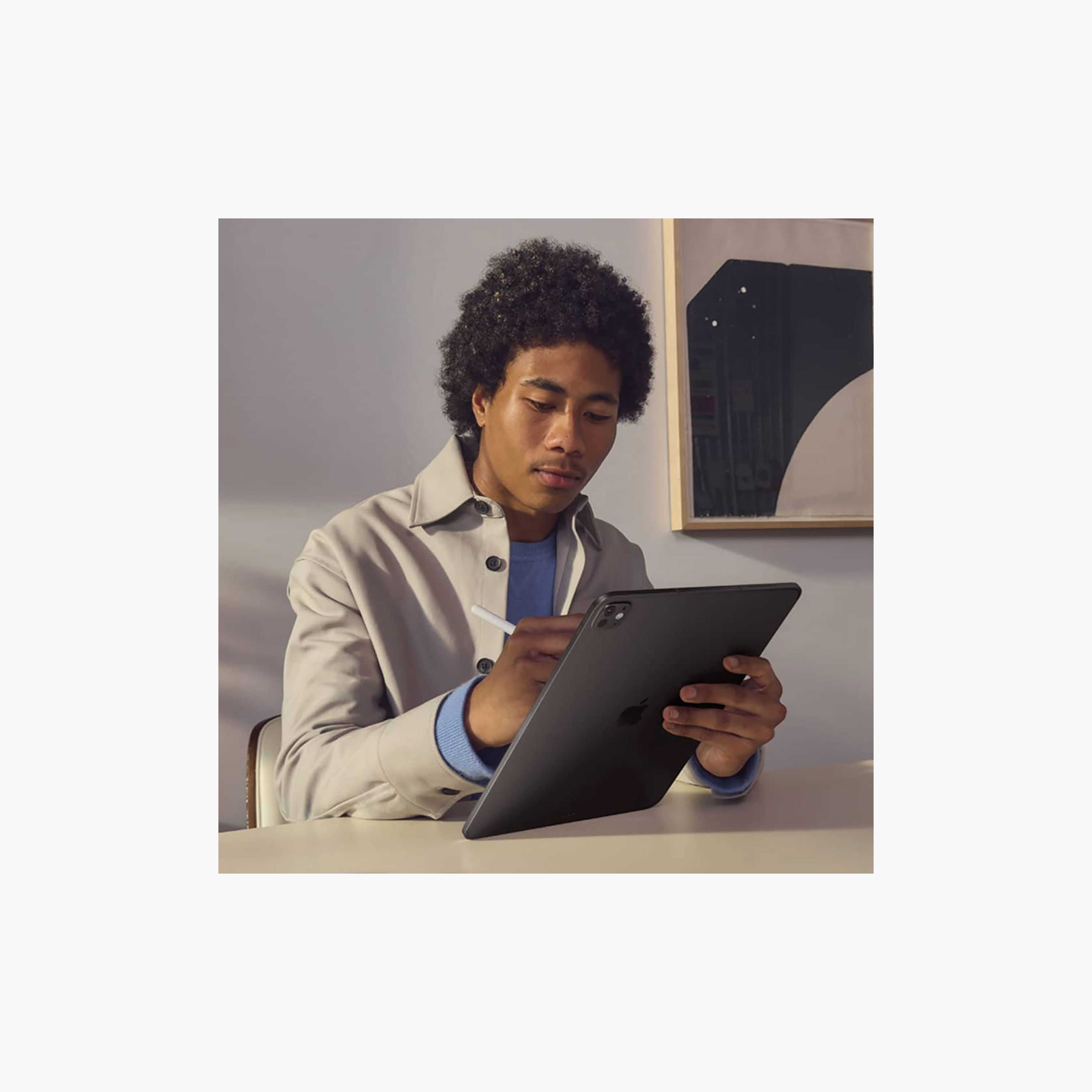 جهاز آيباد برو مقاس 11" من أبل، Wi-Fi، سعة 1 تيرابايت مع زجاج قياسي-electronics-tablets-image-14