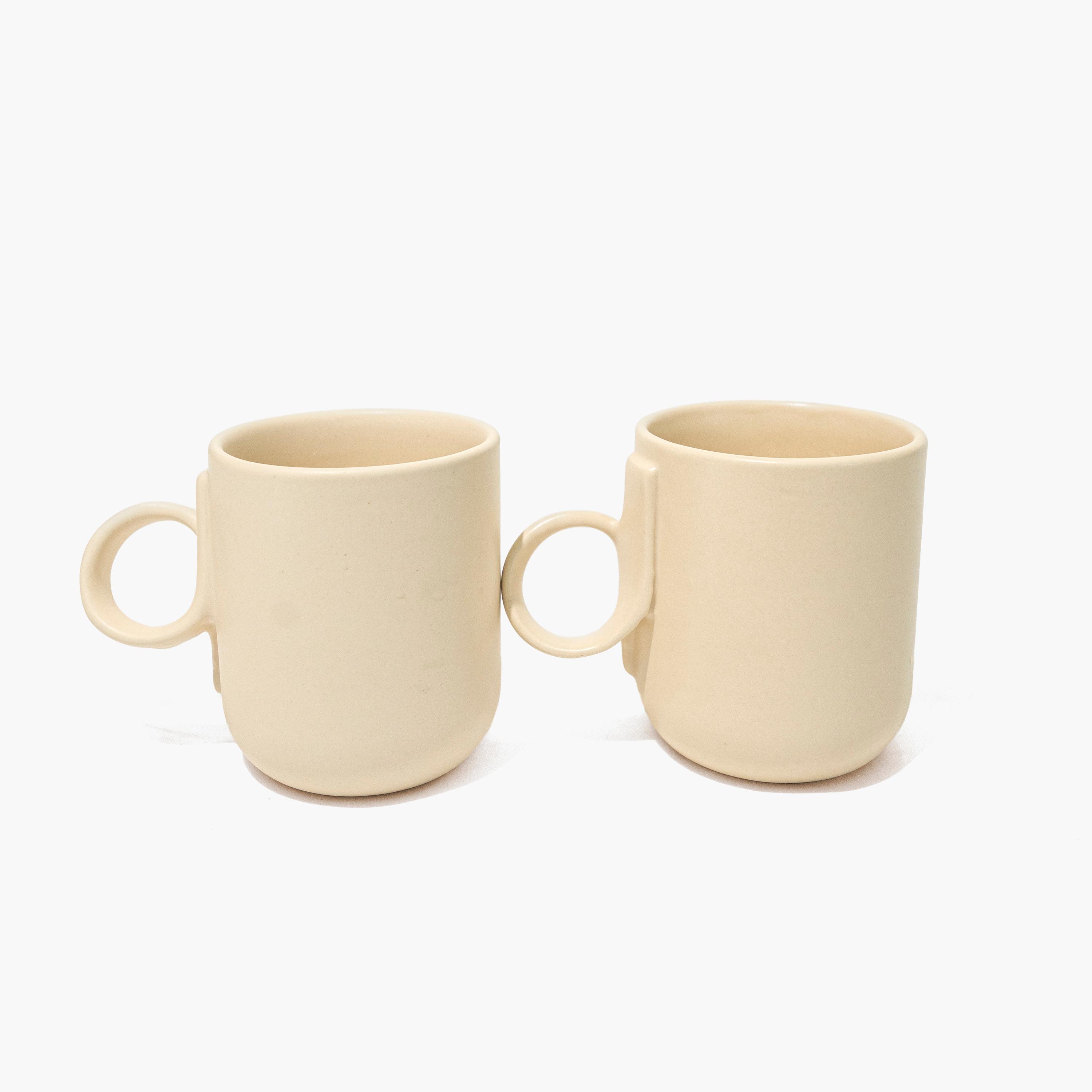 Loop 2-Piece Ceramic Mug Set - 300 ml