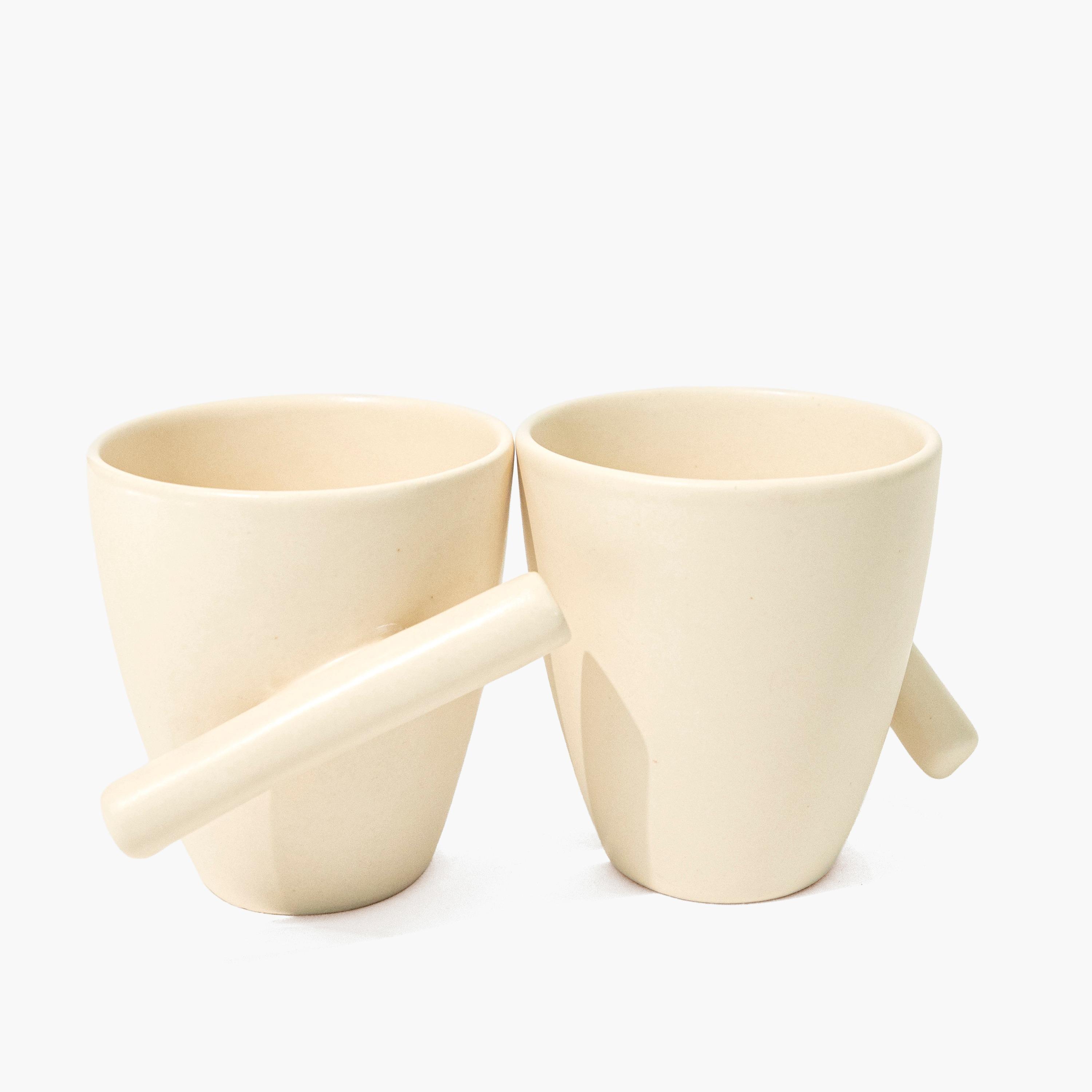 Slant 2-Piece Ceramic Mug Set - 300 ml
