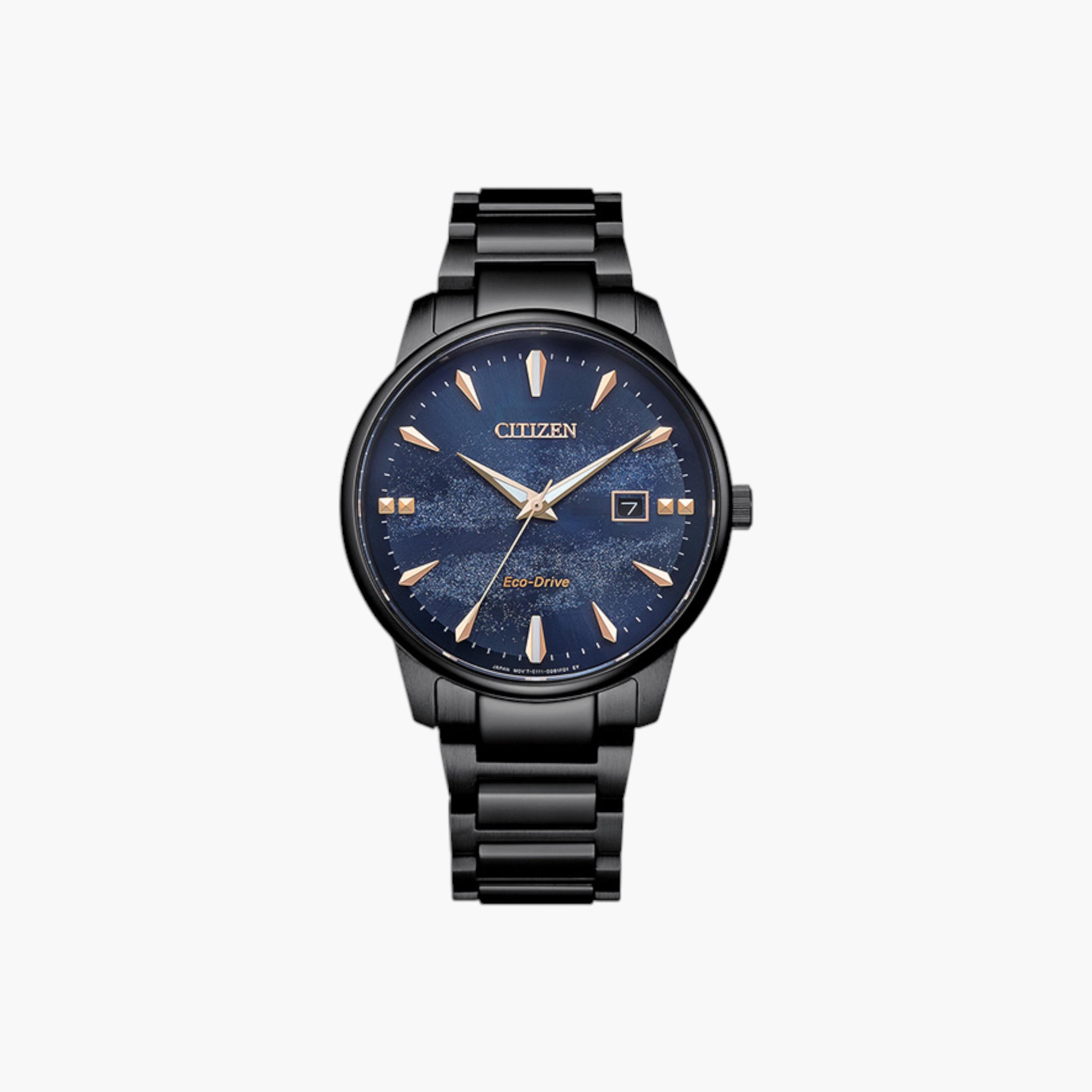Citizen Black Stainless Steel Eco-Drive Watch-men-watchesandjewellery-watches-image-1