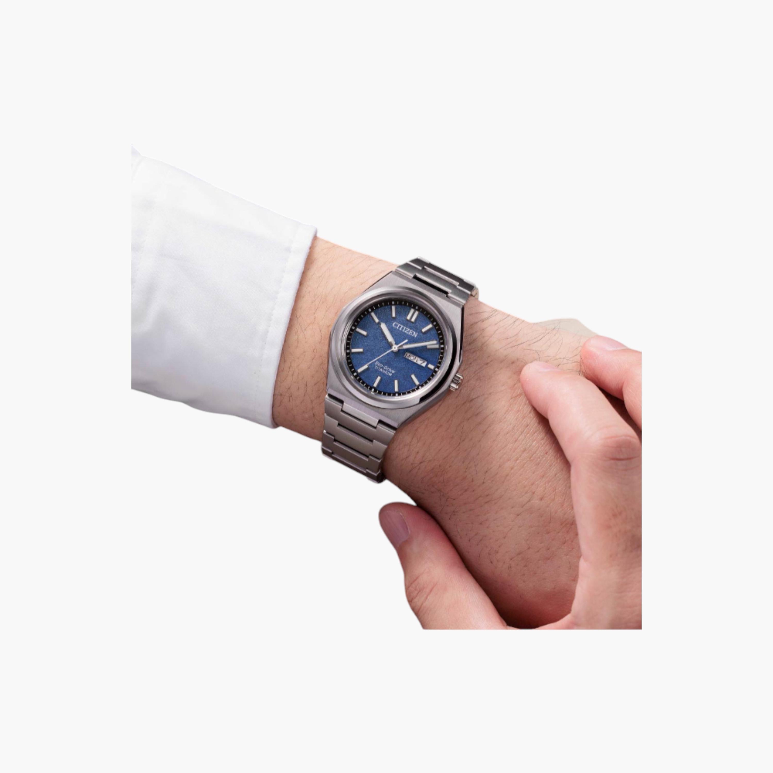 Citizen Titanium Eco-Drive Men's Watch-men-watchesandjewellery-watches-image-5