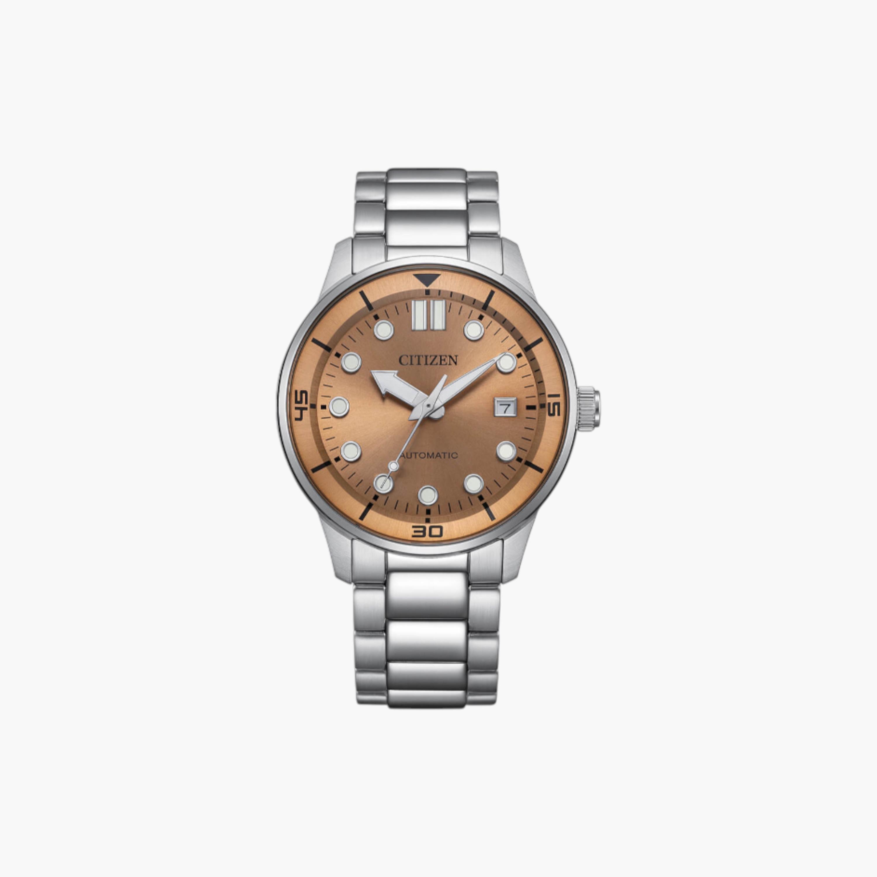 سيتيزن ساعة رجالية أوتوماتيكية من الستانلس ستيل-men-watchesandjewellery-watches-image-1