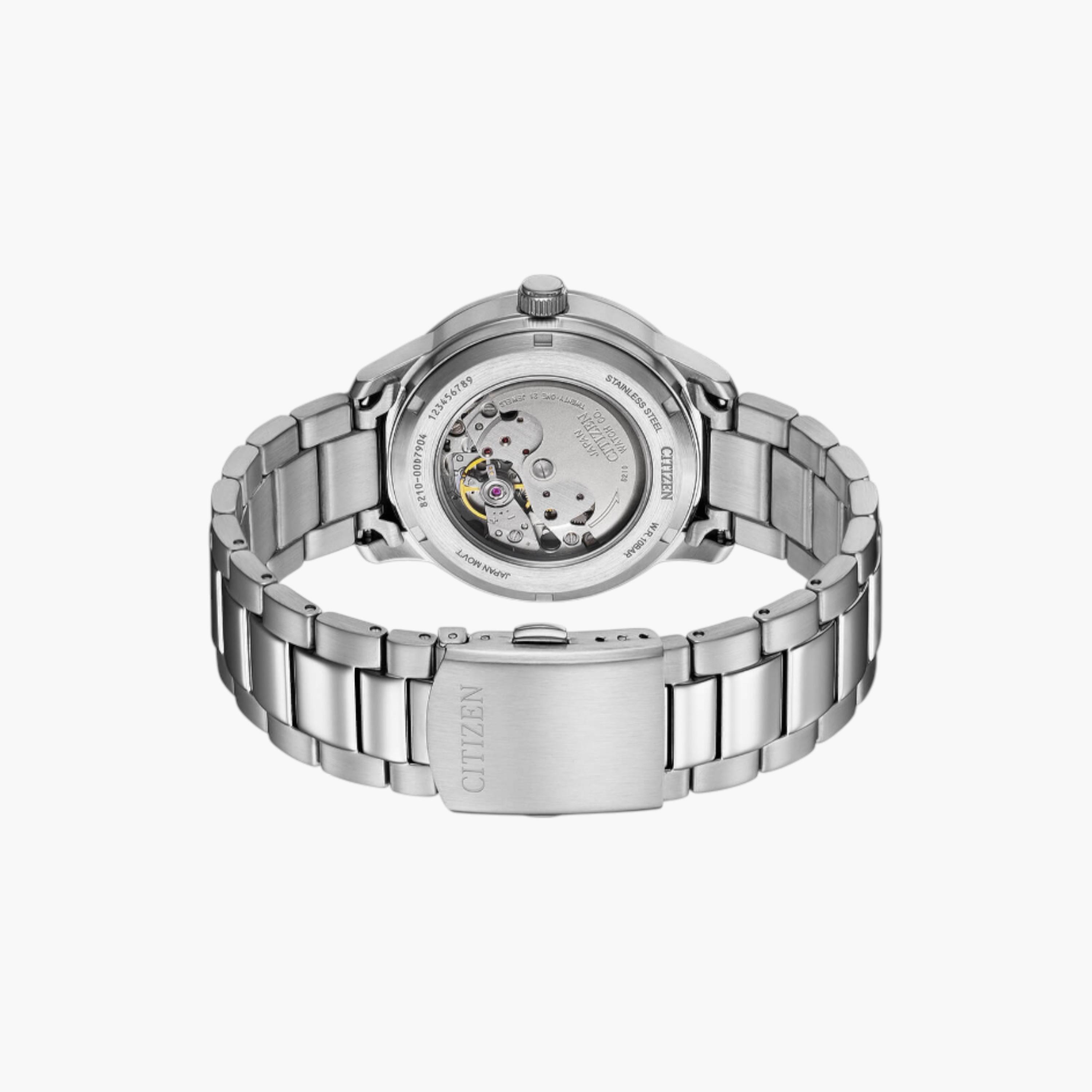 سيتيزن ساعة رجالية أوتوماتيكية من الستانلس ستيل-men-watchesandjewellery-watches-image-2