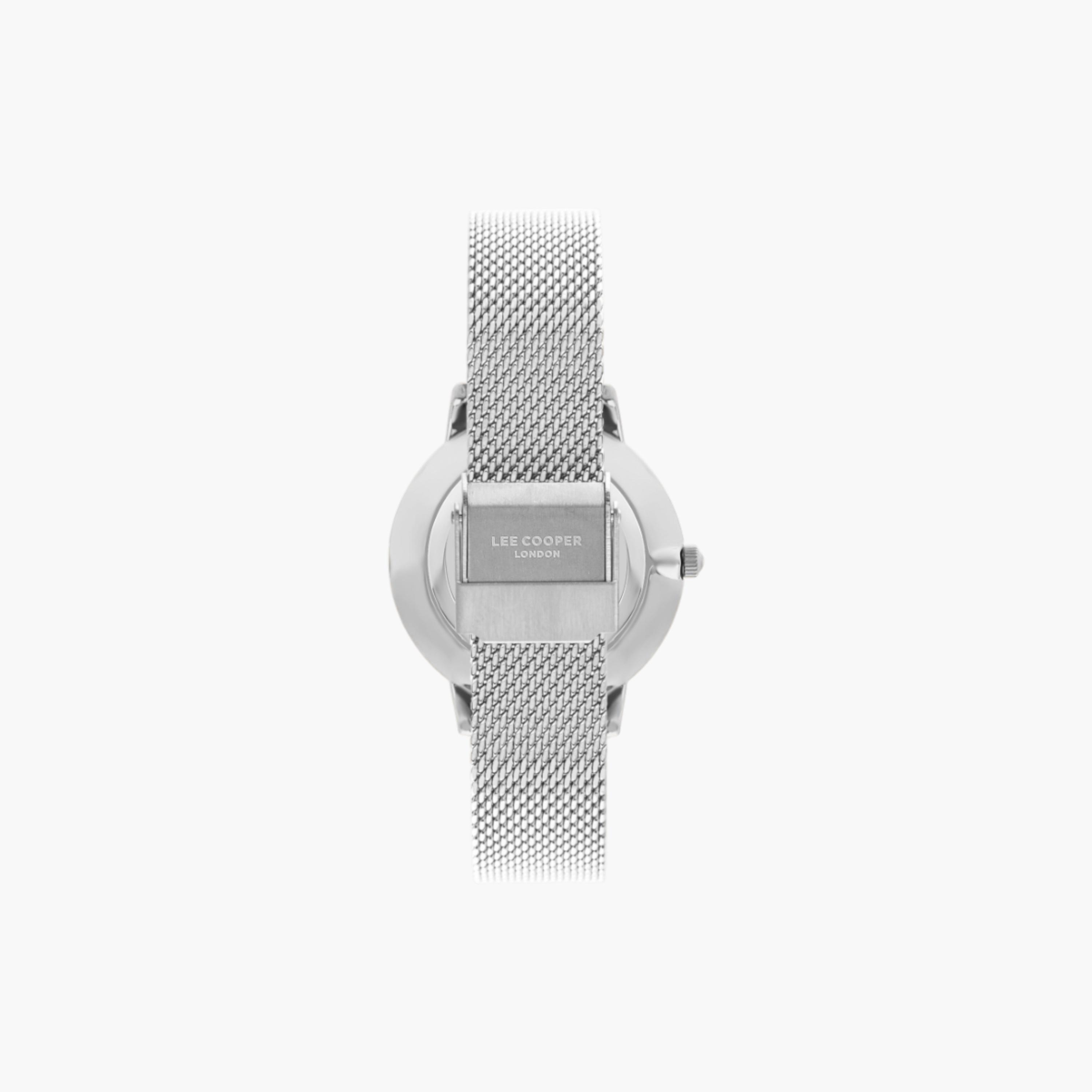 لي كوبر ساعة يد نسائية أنالوج شبكية فضية-women-watchesandjewellery-watches-image-3