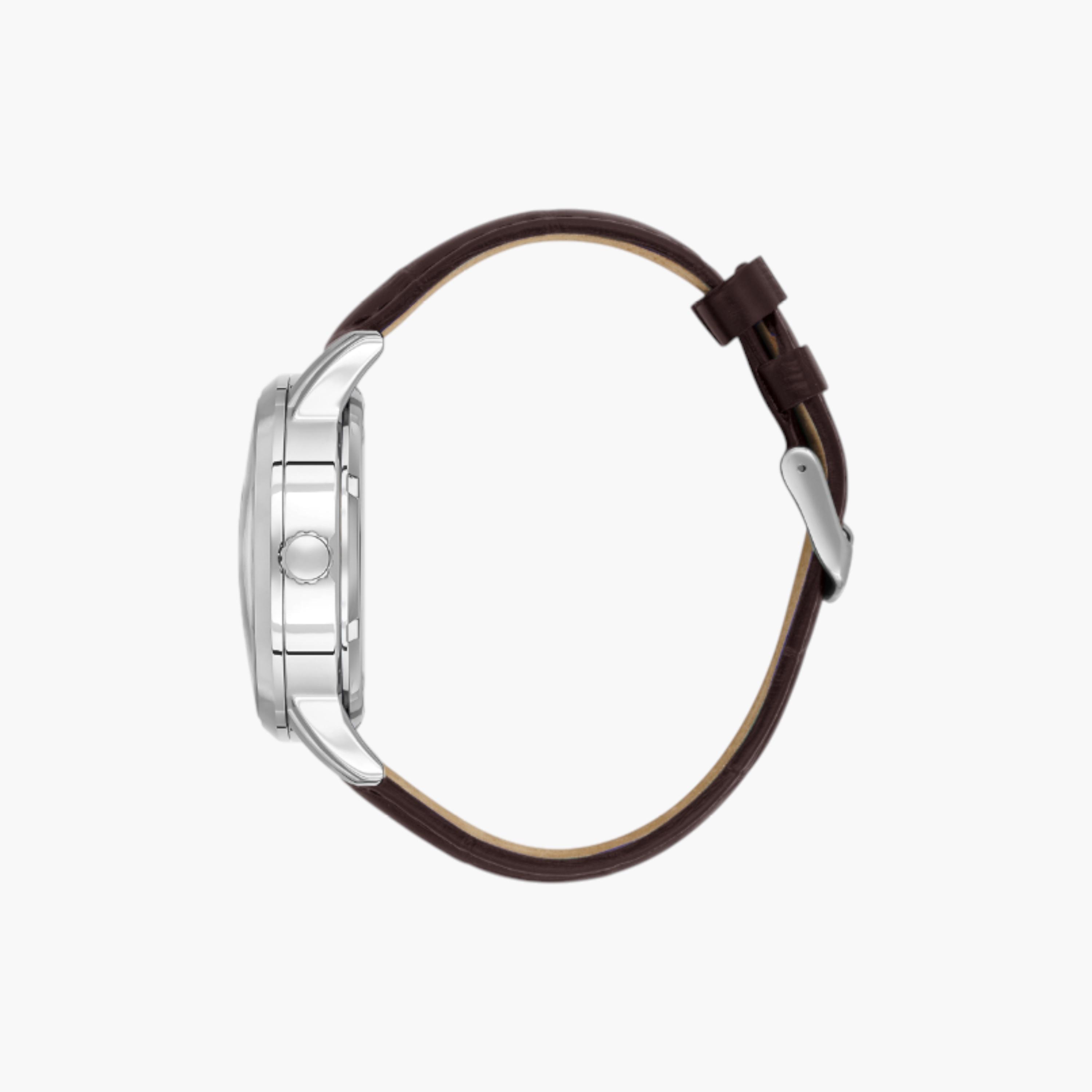LEE COOPER Automatic Skeleton Watch Brown Leather-men-watchesandjewellery-watches-image-2