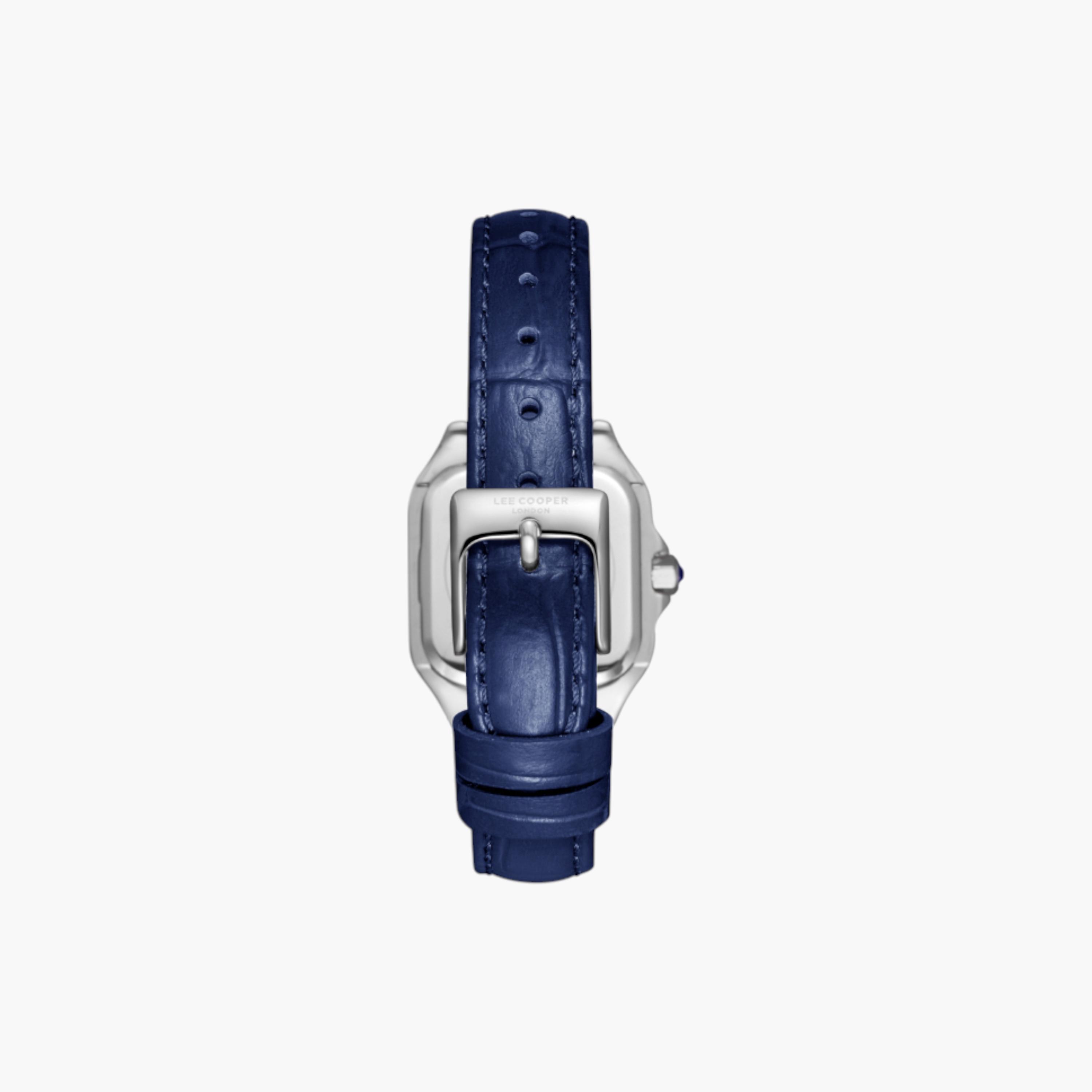 Lee Cooper Blue Leather Strap Analogue Watch-women-watchesandjewellery-watches-image-4