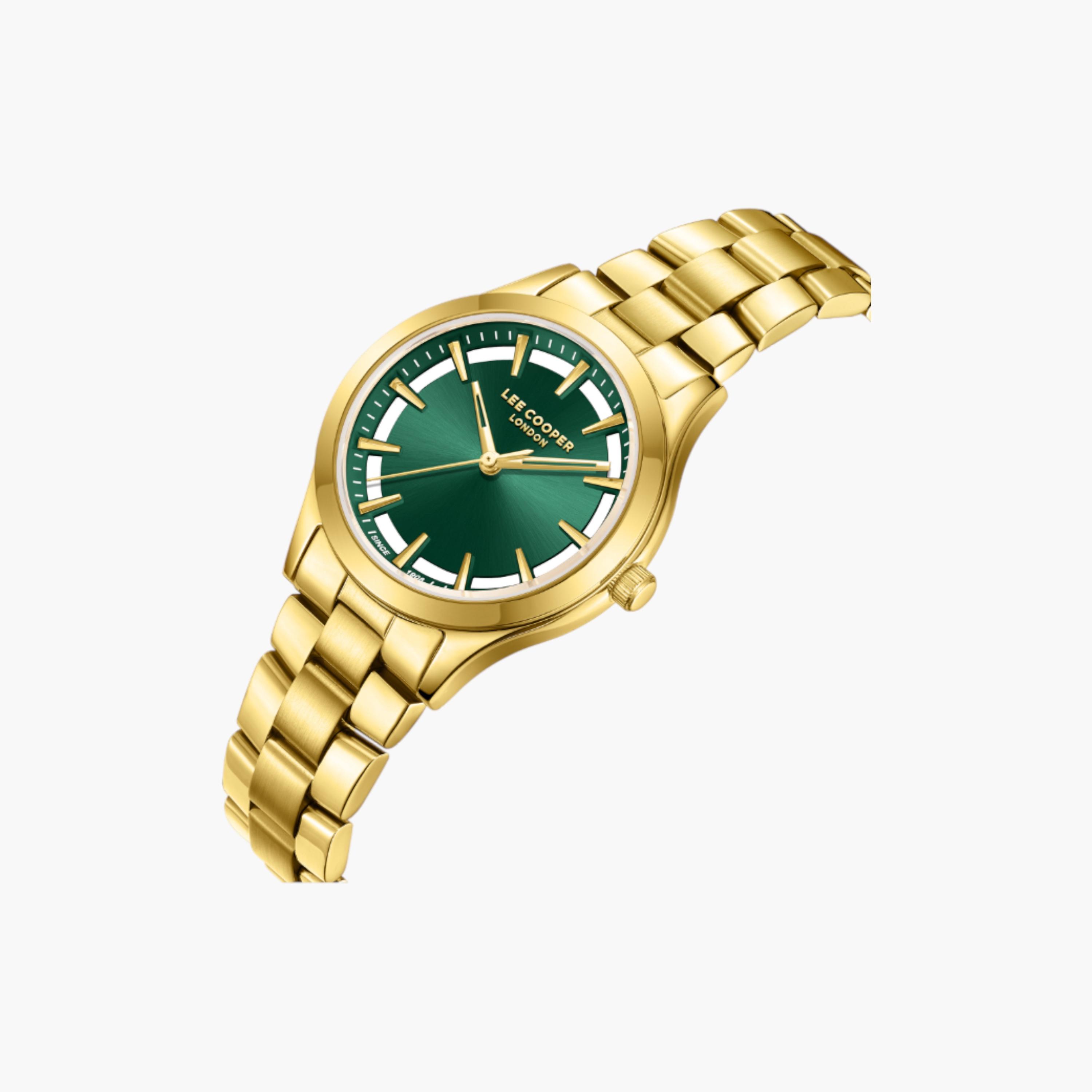 لي كوبر ساعة يد نسائية ذهبية تناظرية-women-watchesandjewellery-watches-image-2