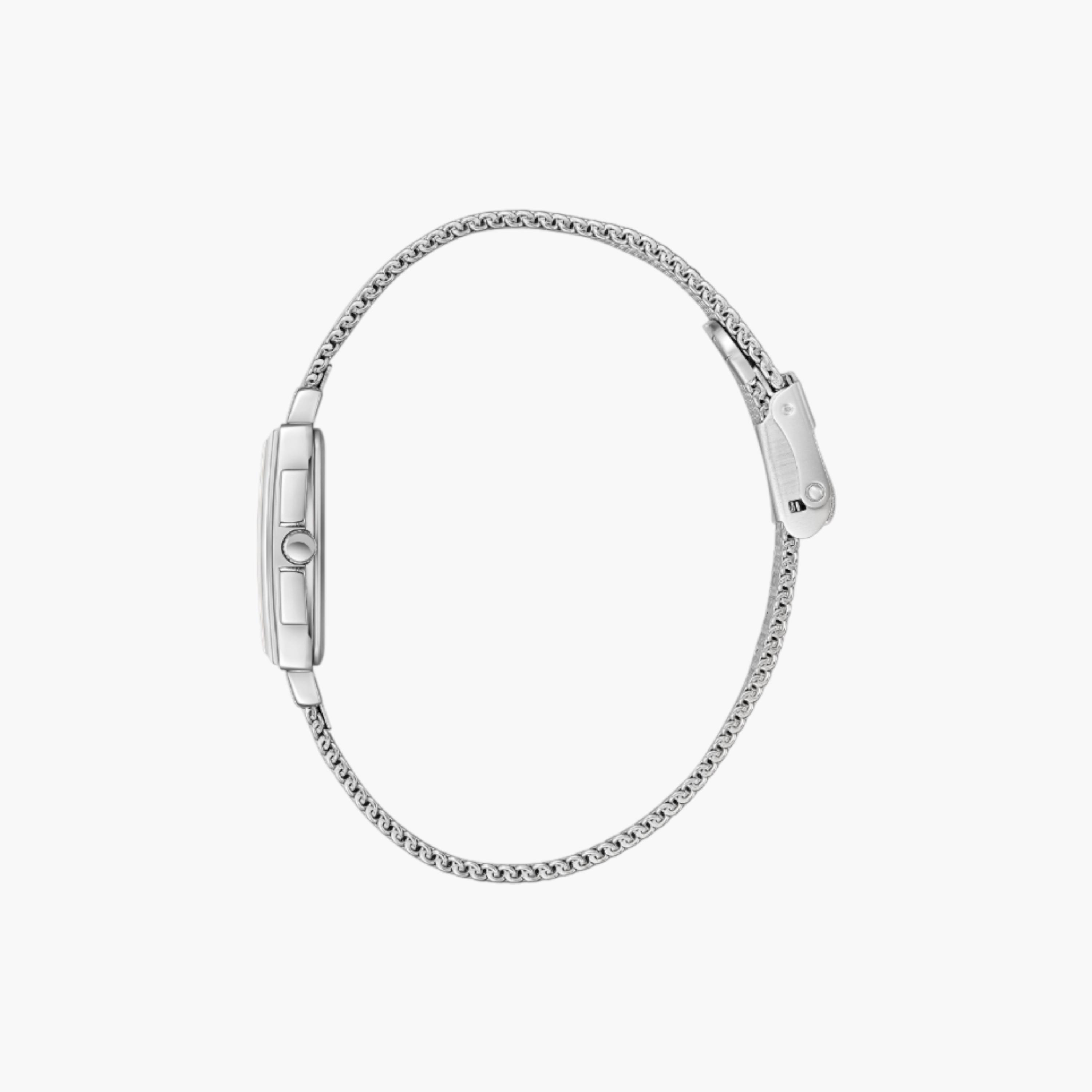 لي كوبر ساعة شبكية مستطيلة فضية بعقارب-women-watchesandjewellery-watches-image-3