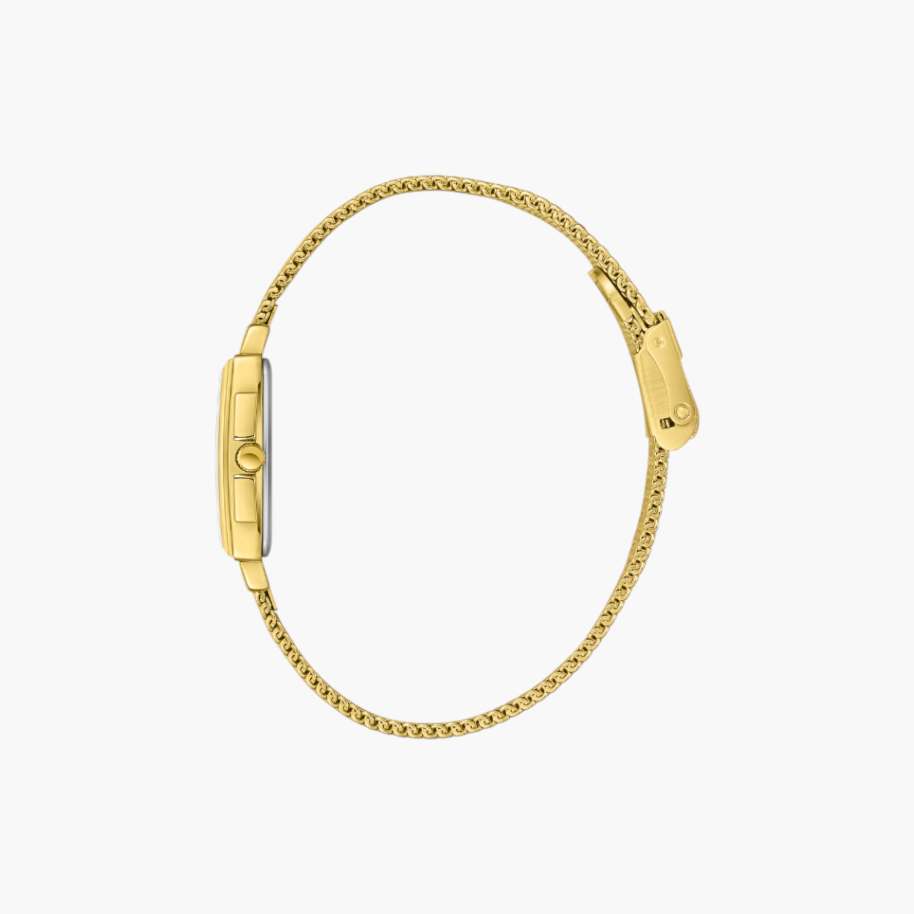 Lee Cooper Gold Rectangular Women's Mesh Watch-women-watchesandjewellery-watches-image-3