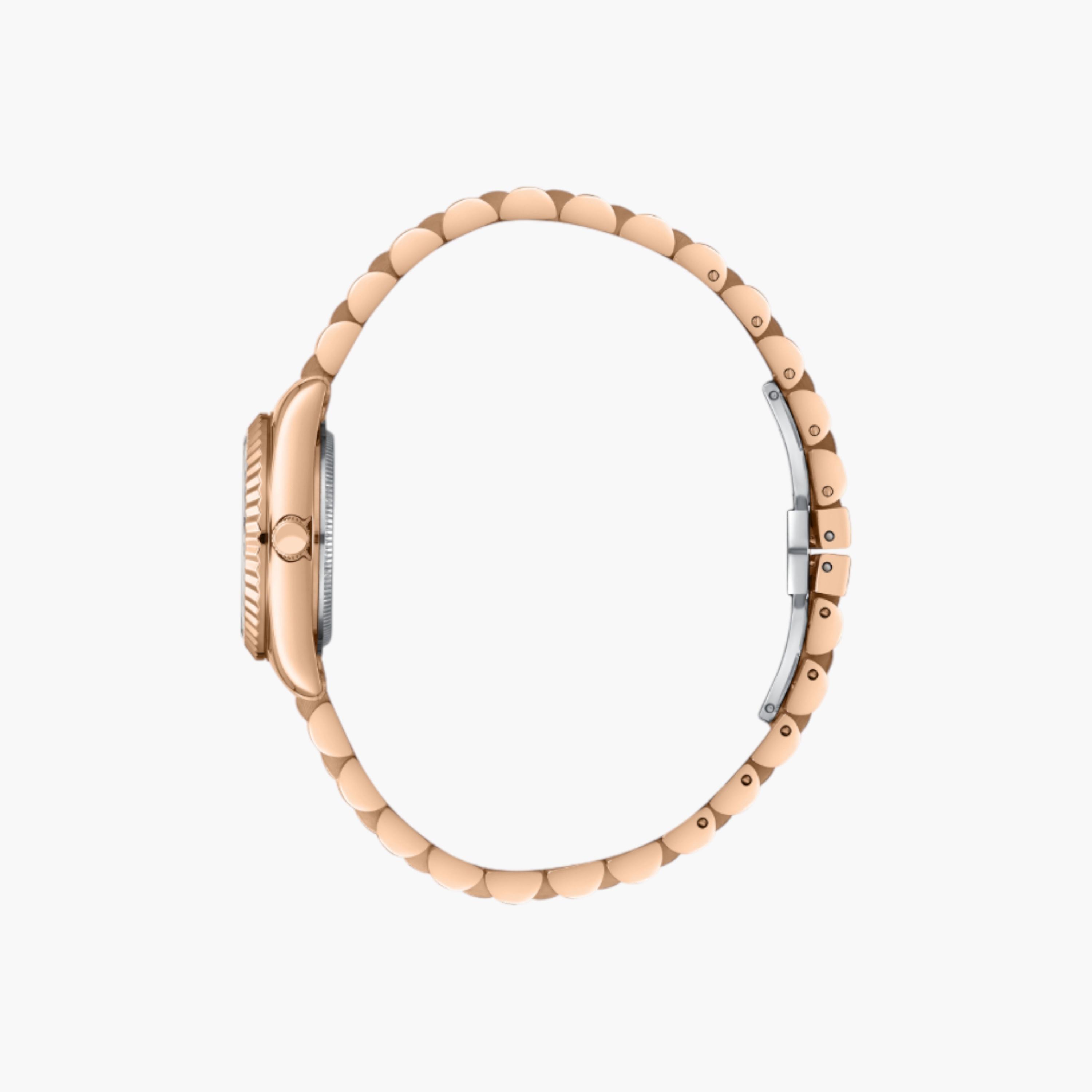 Lee Cooper Rose Gold Metal Strap Watch-women-watchesandjewellery-watches-image-3
