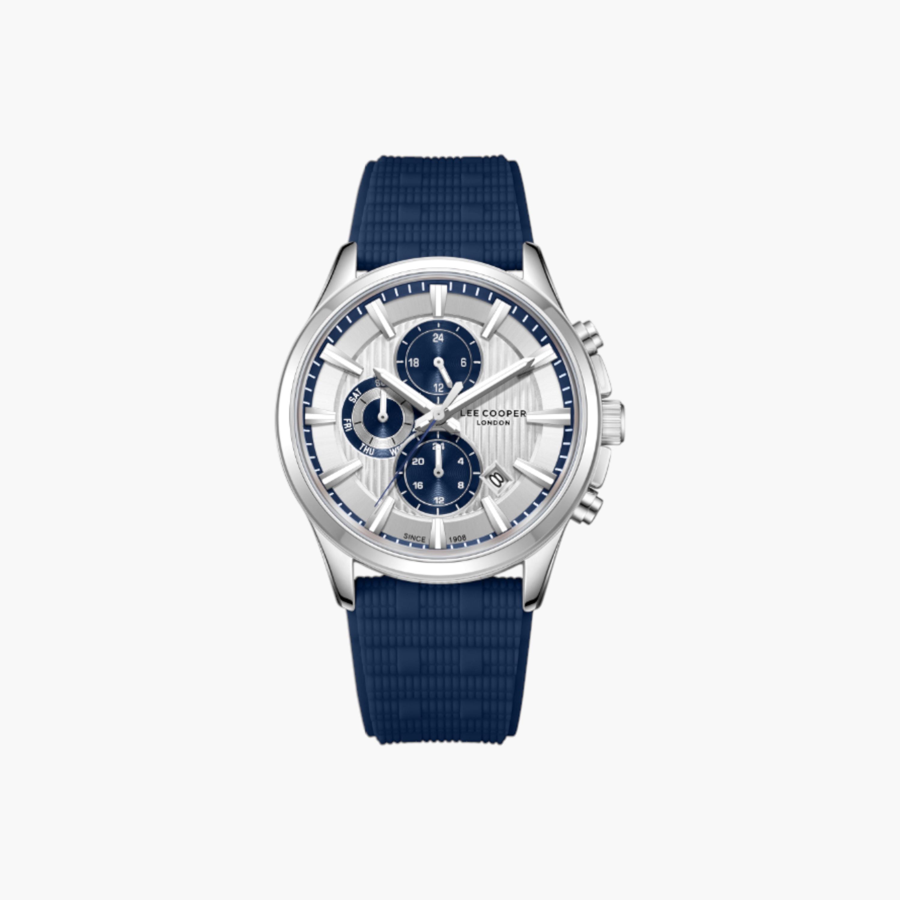 Lee Cooper Multi-Function Watch, Silicone Strap-men-watchesandjewellery-watches-image-1
