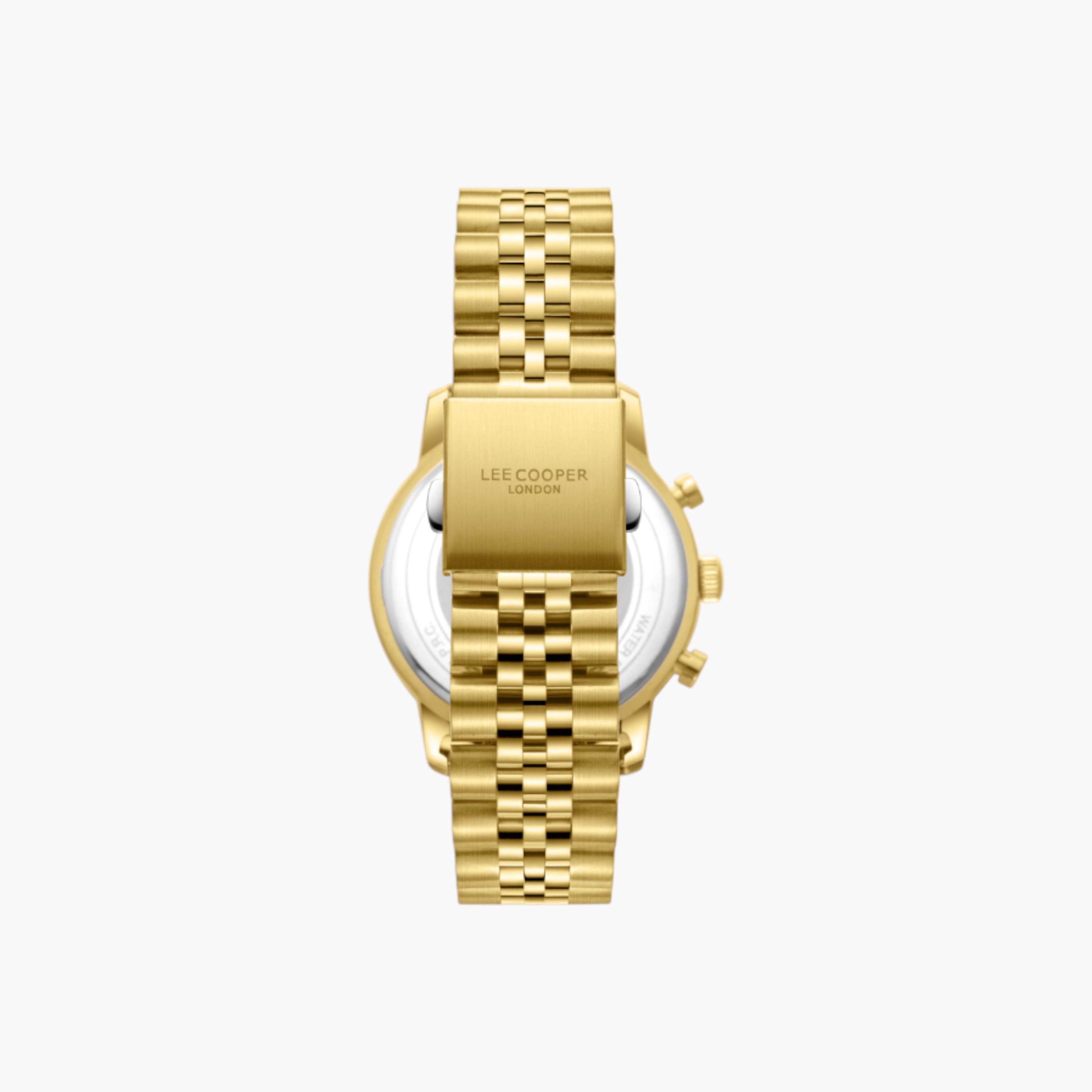 لي كوبر ساعة رجالية كرونوغراف ذهبية-men-watchesandjewellery-watches-image-4