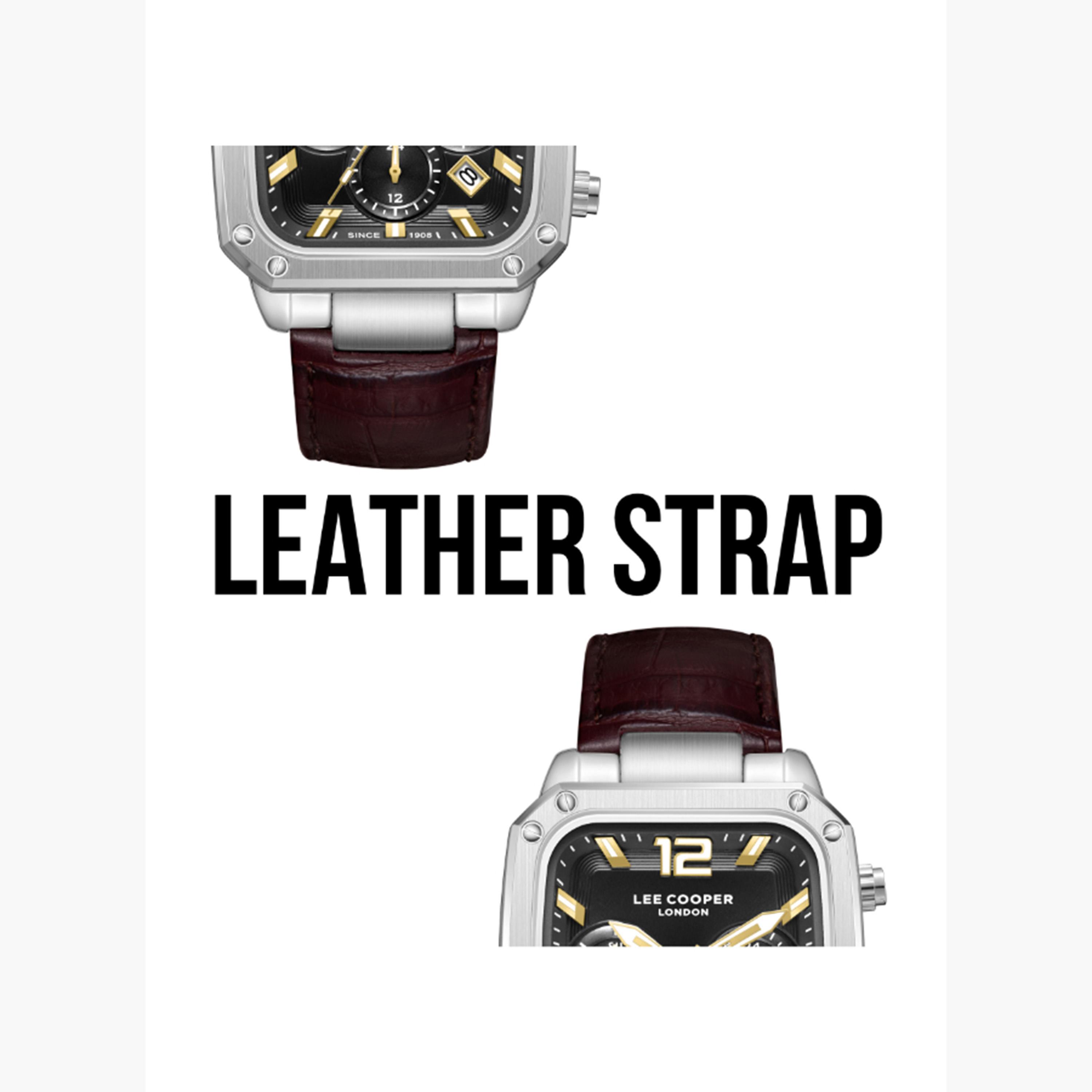 Lee Cooper Chronograph Men's Watch Leather Strap-men-watchesandjewellery-watches-image-5
