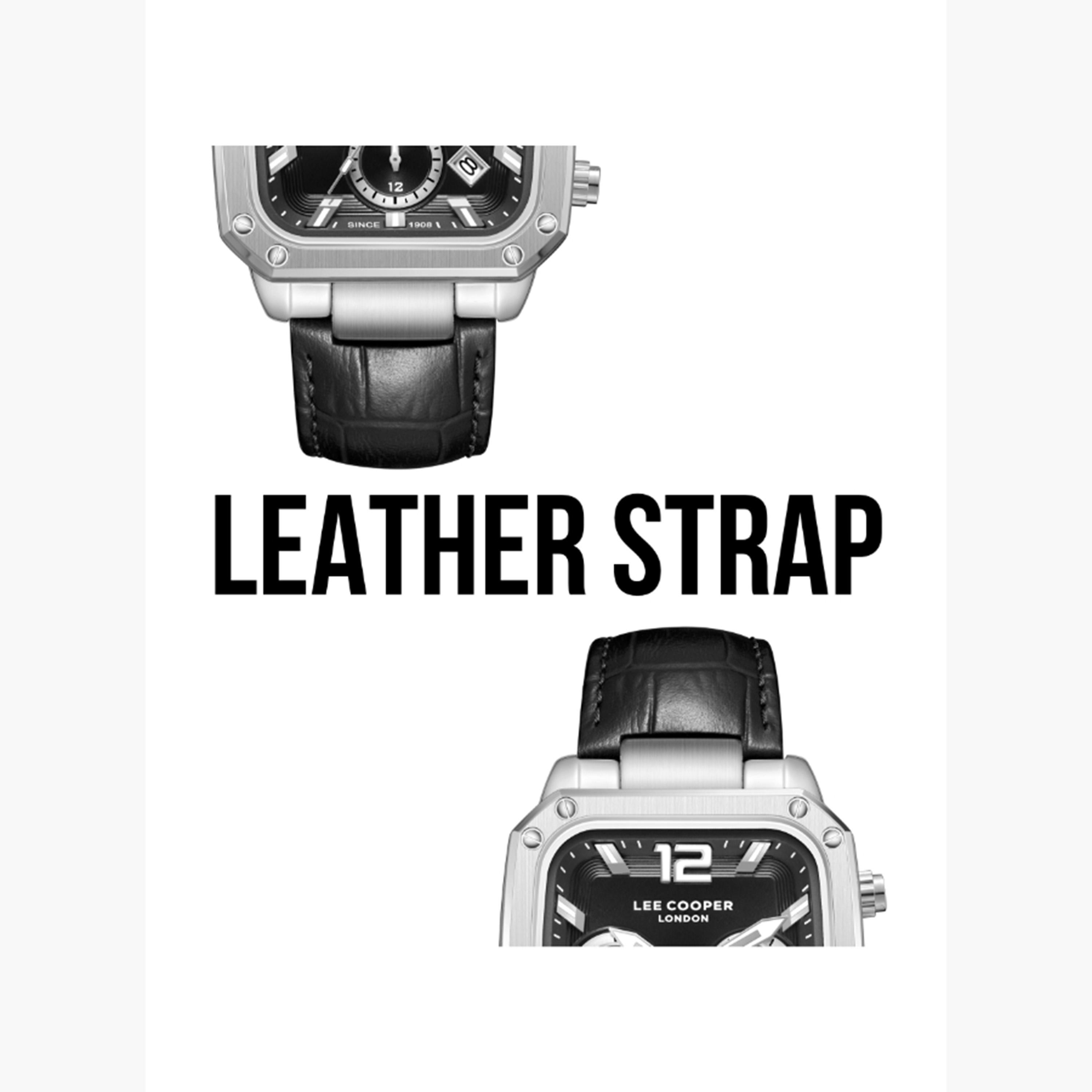 Lee Cooper Square Chronograph Men's Leather Watch-men-watchesandjewellery-watches-image-5