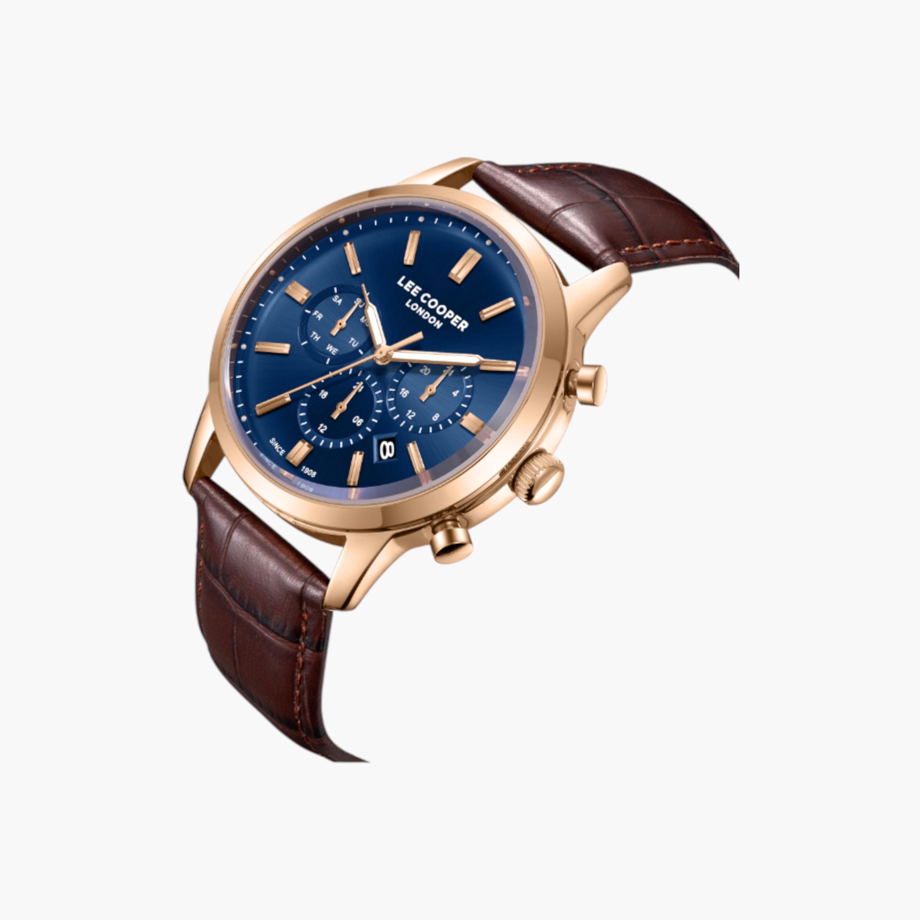 Lee Cooper Men's Multi-Function Leather Watch-men-watchesandjewellery-watches-image-2
