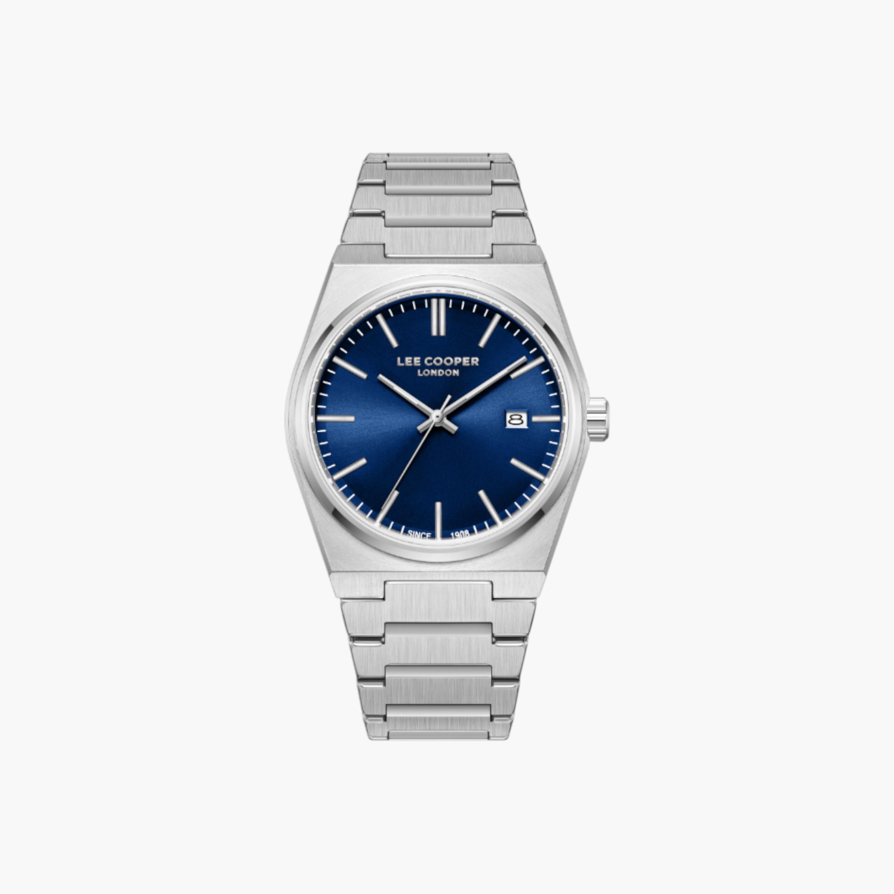 Lee Cooper Silver Metal Men's Watch-men-watchesandjewellery-watches-image-1