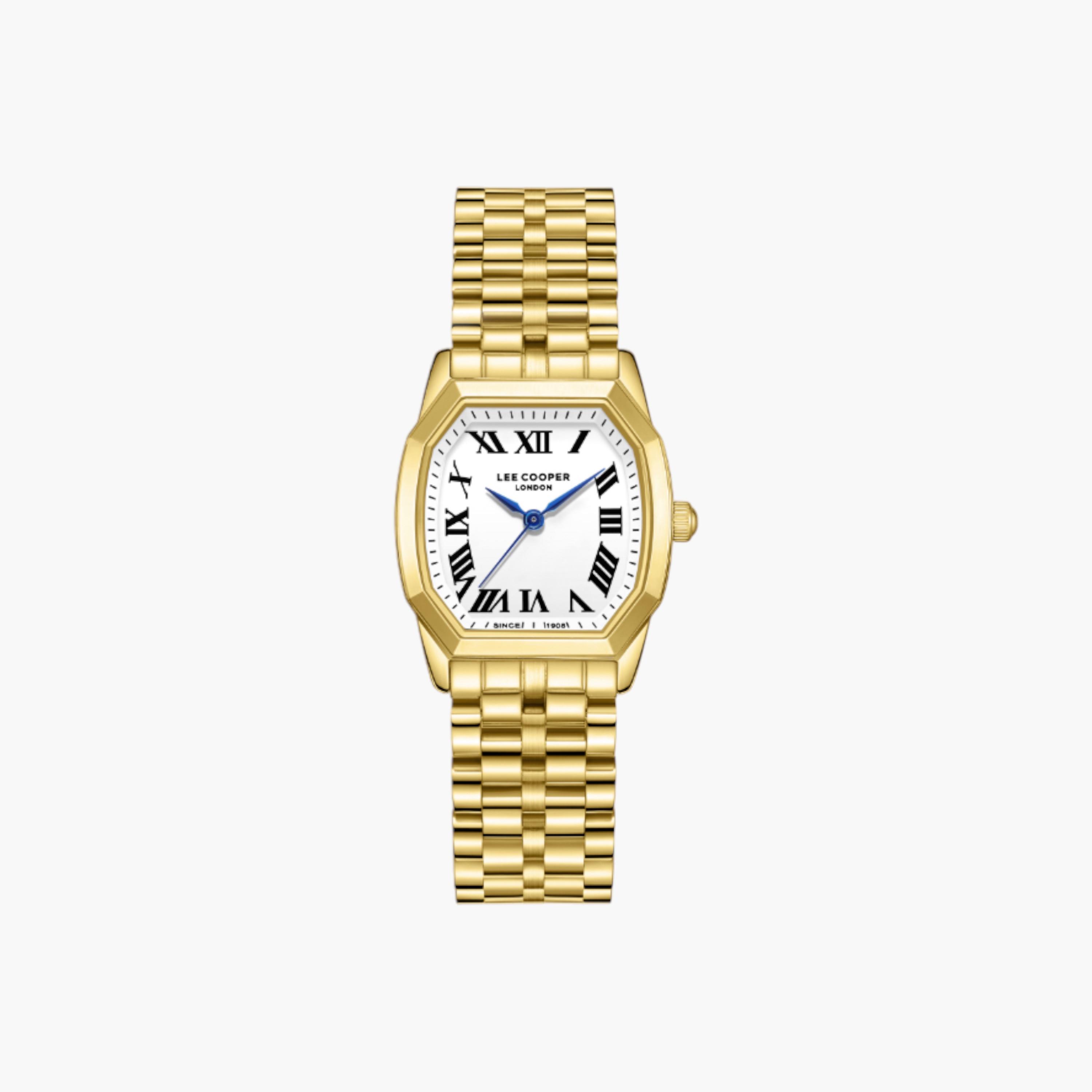 Lee Cooper Gold-Tone Rectangular Women's Watch-women-watchesandjewellery-watches-image-1