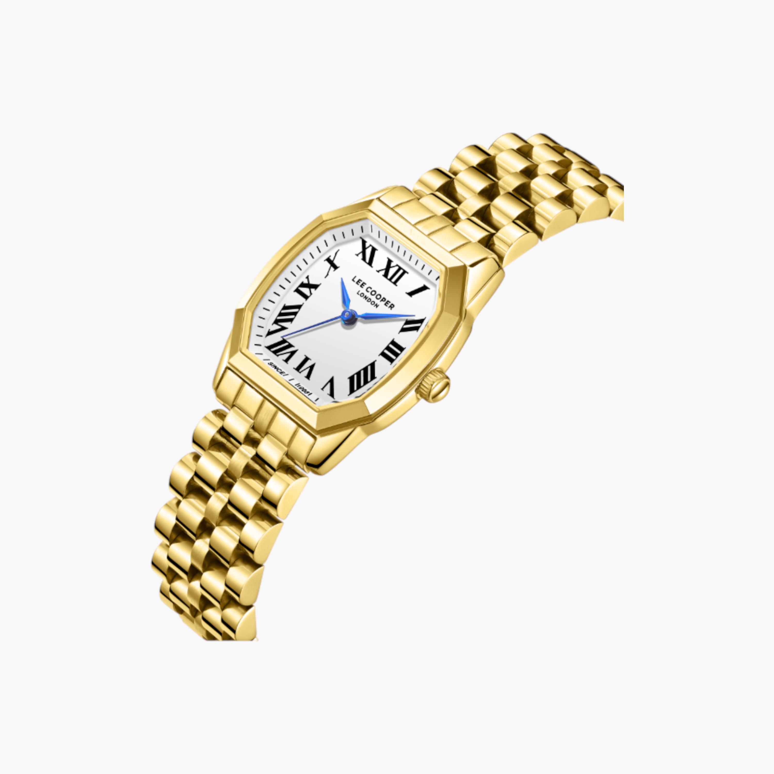 Lee Cooper Gold-Tone Rectangular Women's Watch-women-watchesandjewellery-watches-image-2