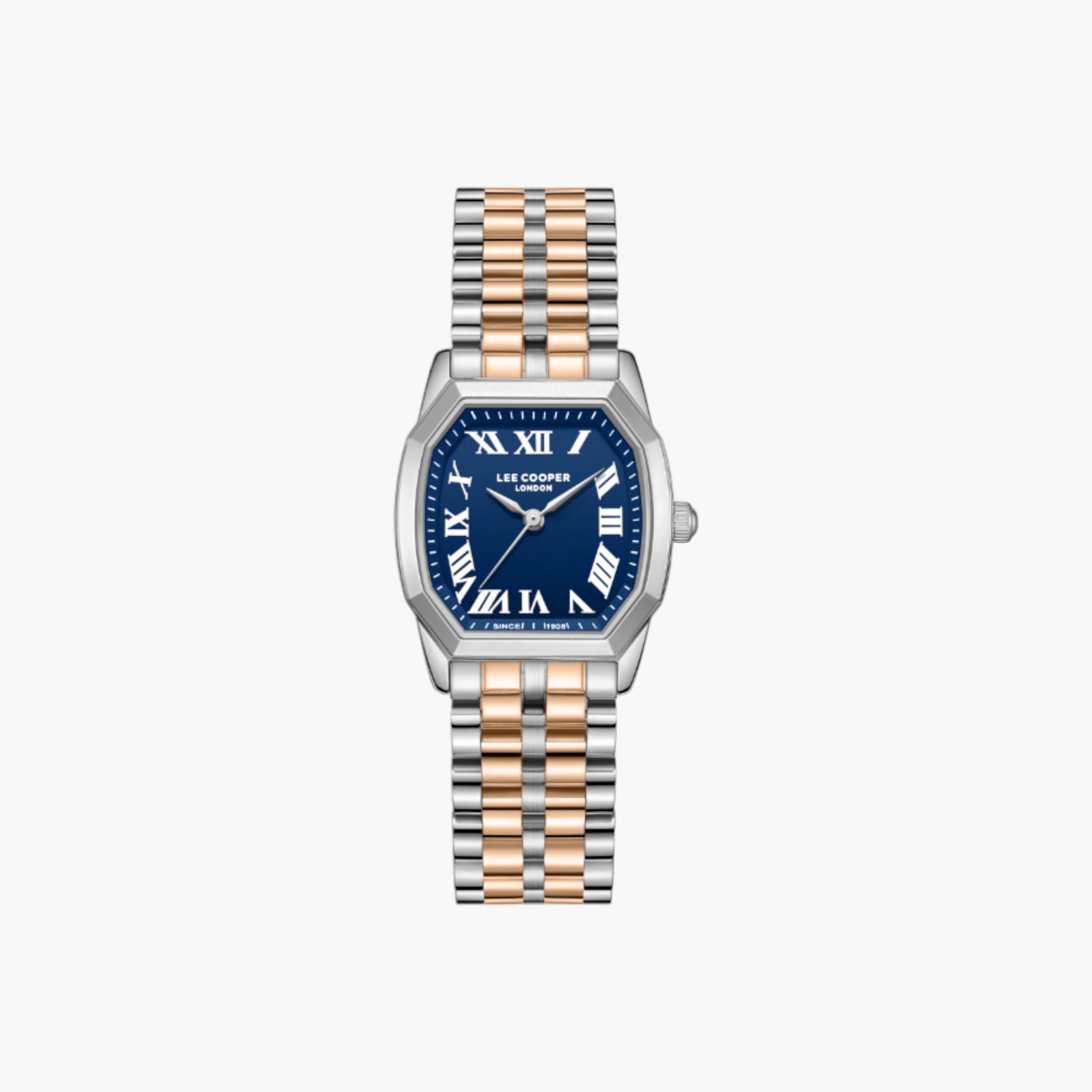 Lee Cooper Tonneau Dial Women's Watch, Two-Tone Metal-women-watchesandjewellery-watches-image-1