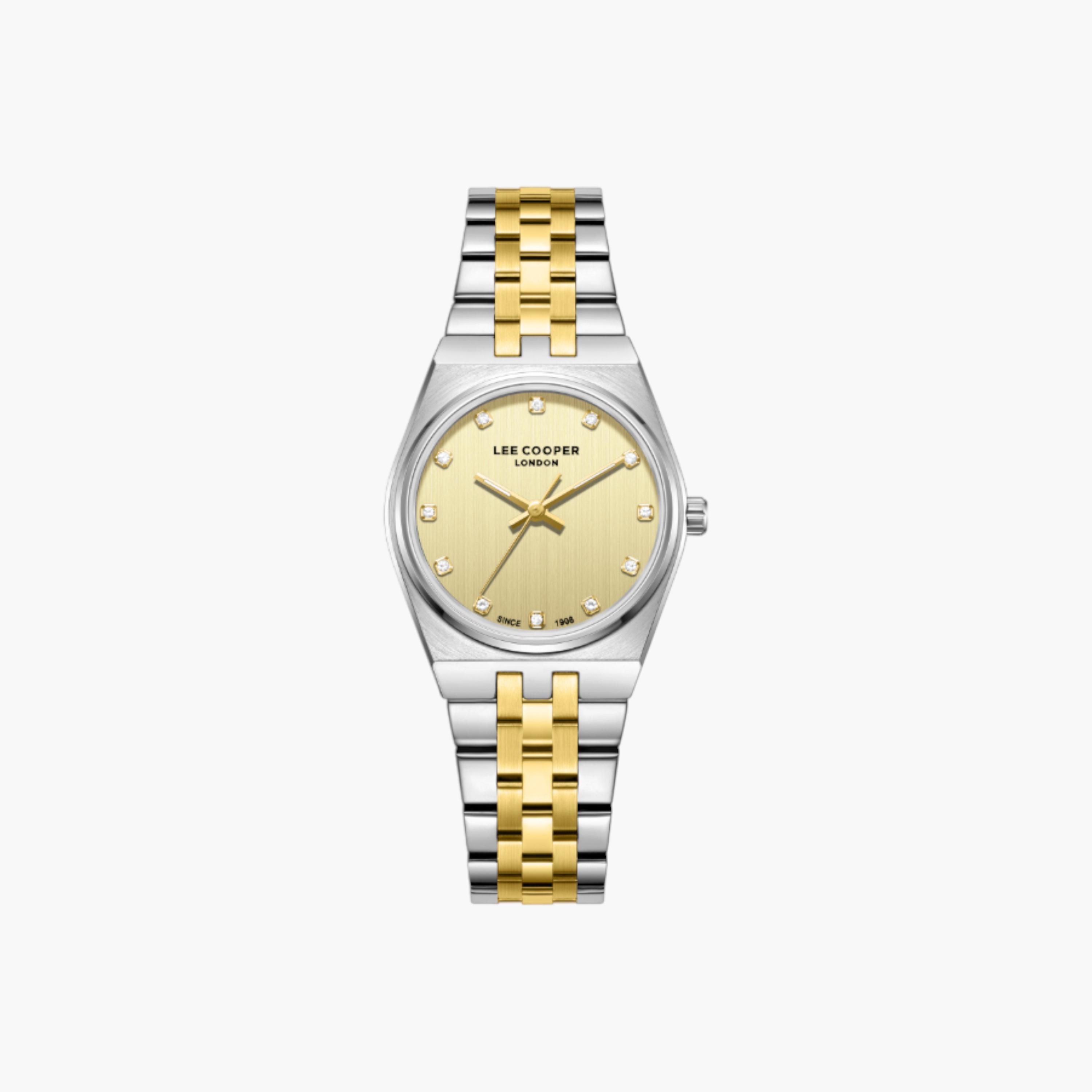 لي كوبر ساعة نسائية تناظرية بلونين-women-watchesandjewellery-watches-image-1