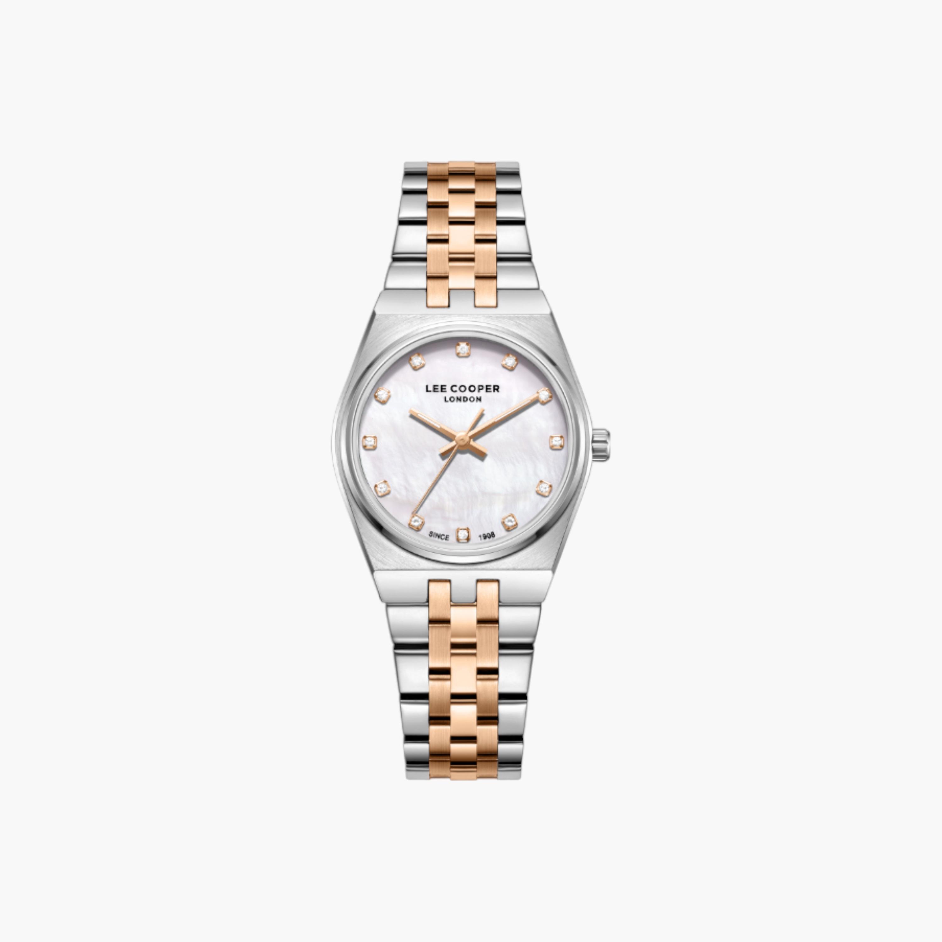 لي كوبر ساعة نسائية تناظرية بلونين-women-watchesandjewellery-watches-image-1
