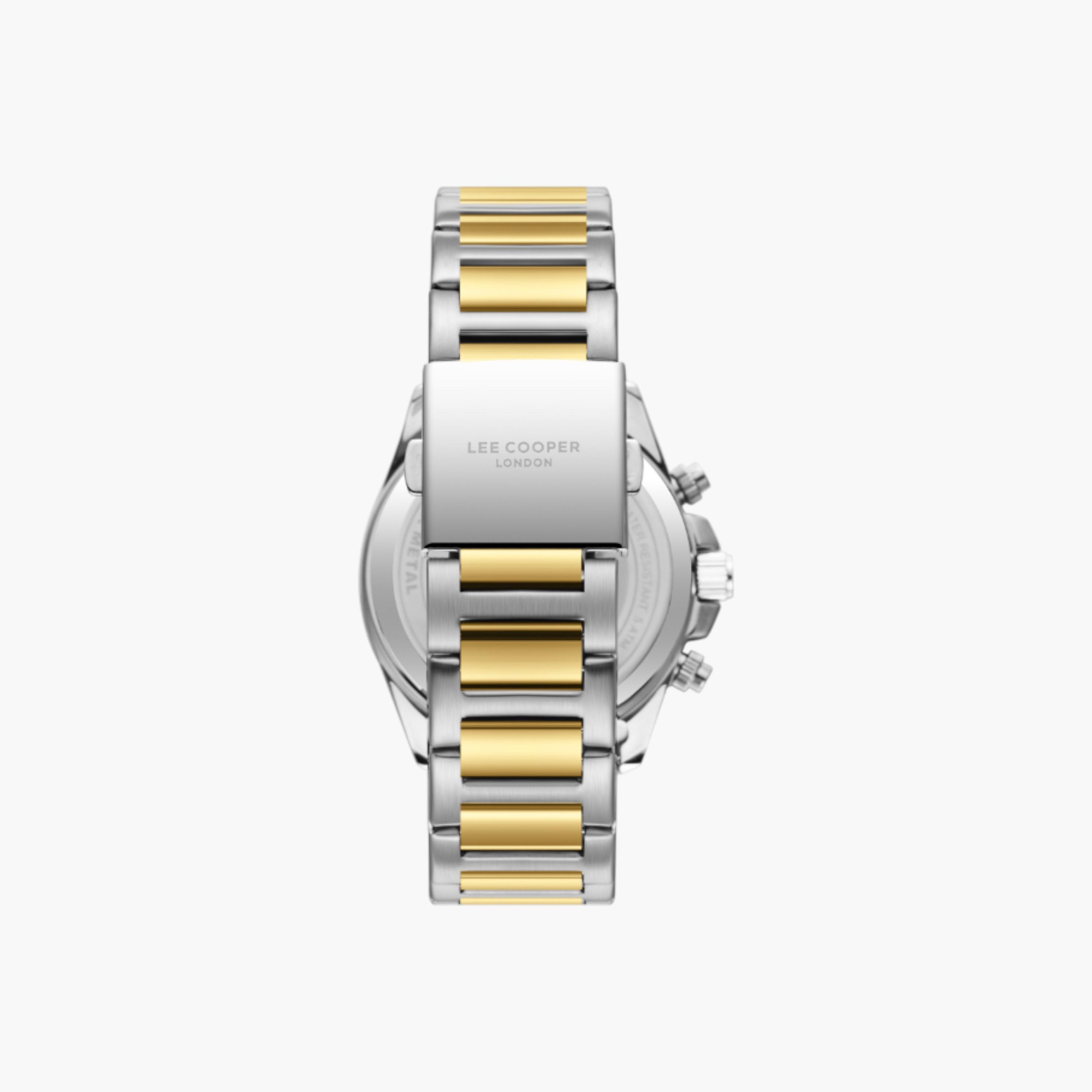 Lee Cooper Men's Chronograph Watch, Two-Tone Metal Strap-men-watchesandjewellery-watches-image-4