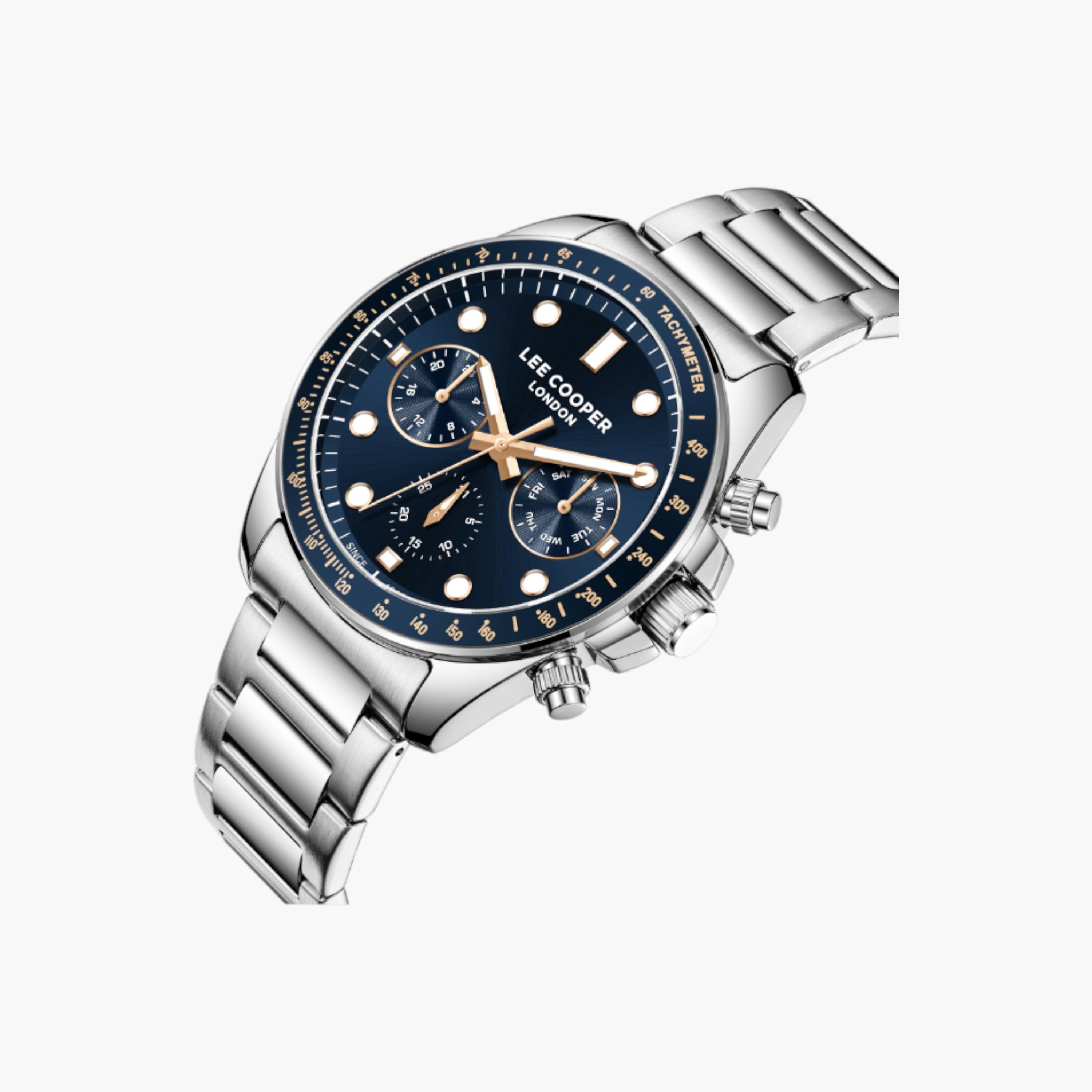 Lee Cooper Chronograph Men's Stainless Steel Watch-men-watchesandjewellery-watches-image-2