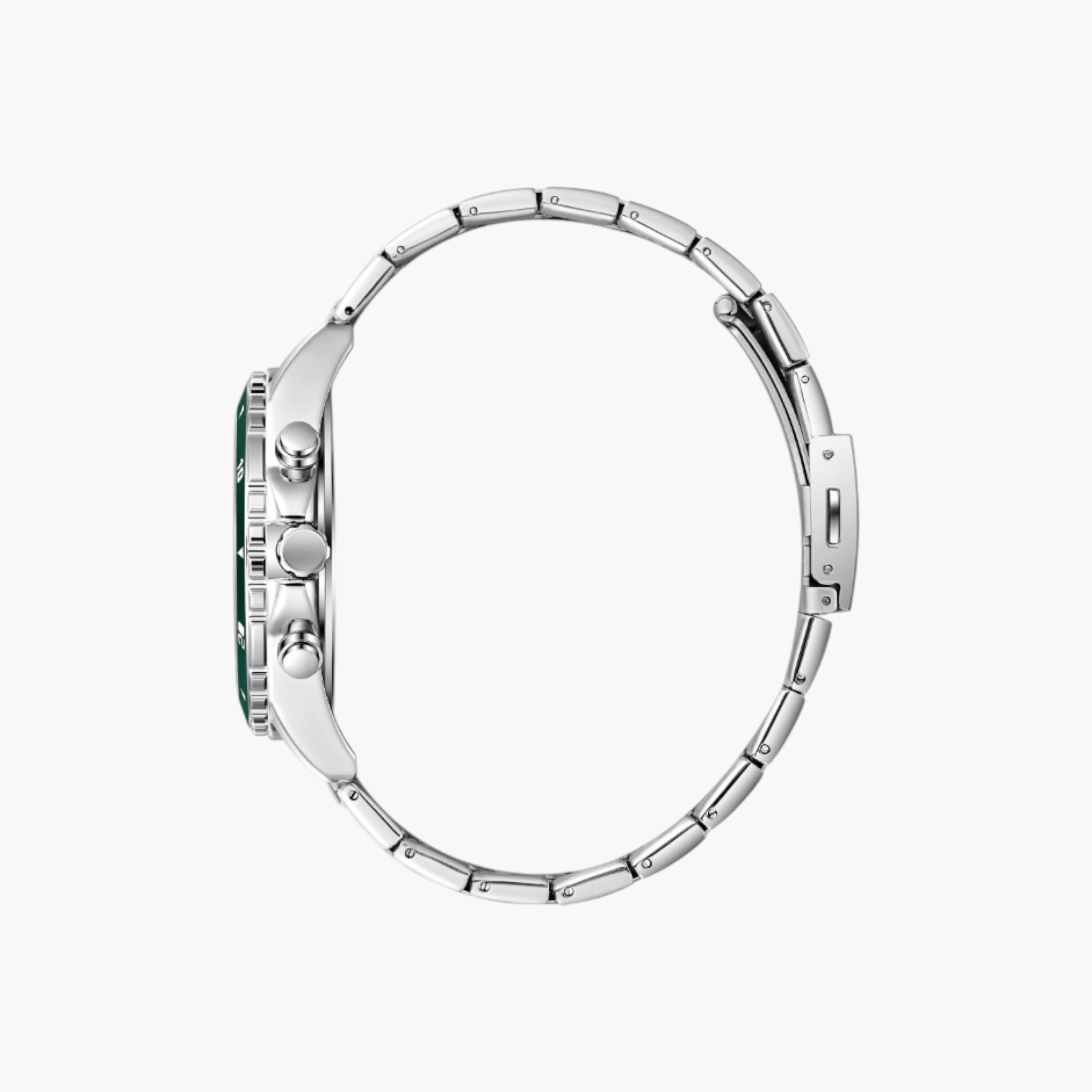 Lee Cooper Men's Green Dial Chronograph Watch-men-watchesandjewellery-watches-image-3