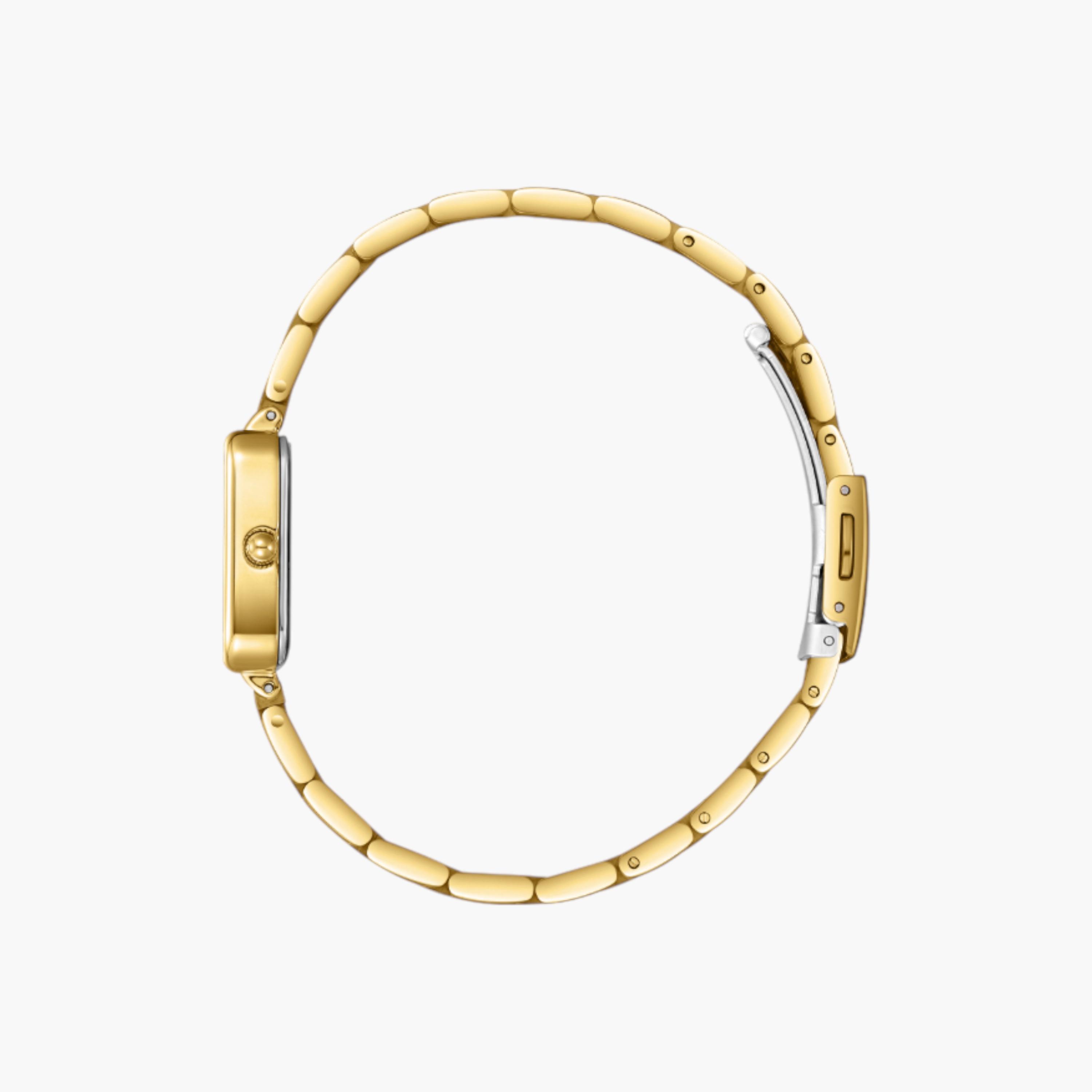 Lee Cooper Gold Tone Square Analog Watch-women-watchesandjewellery-watches-image-3
