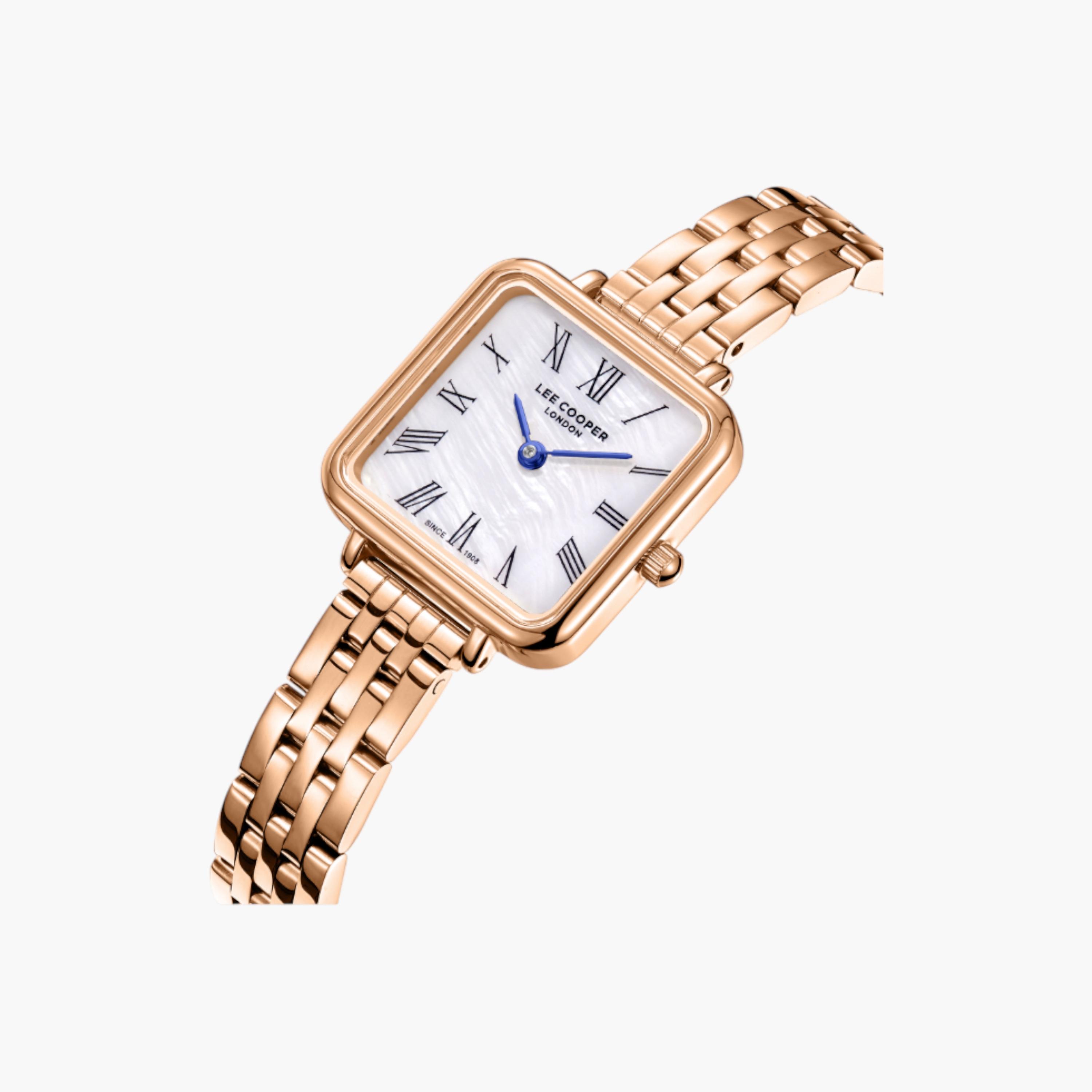 Lee Cooper Rose Gold Square Analog Watch-women-watchesandjewellery-watches-image-2