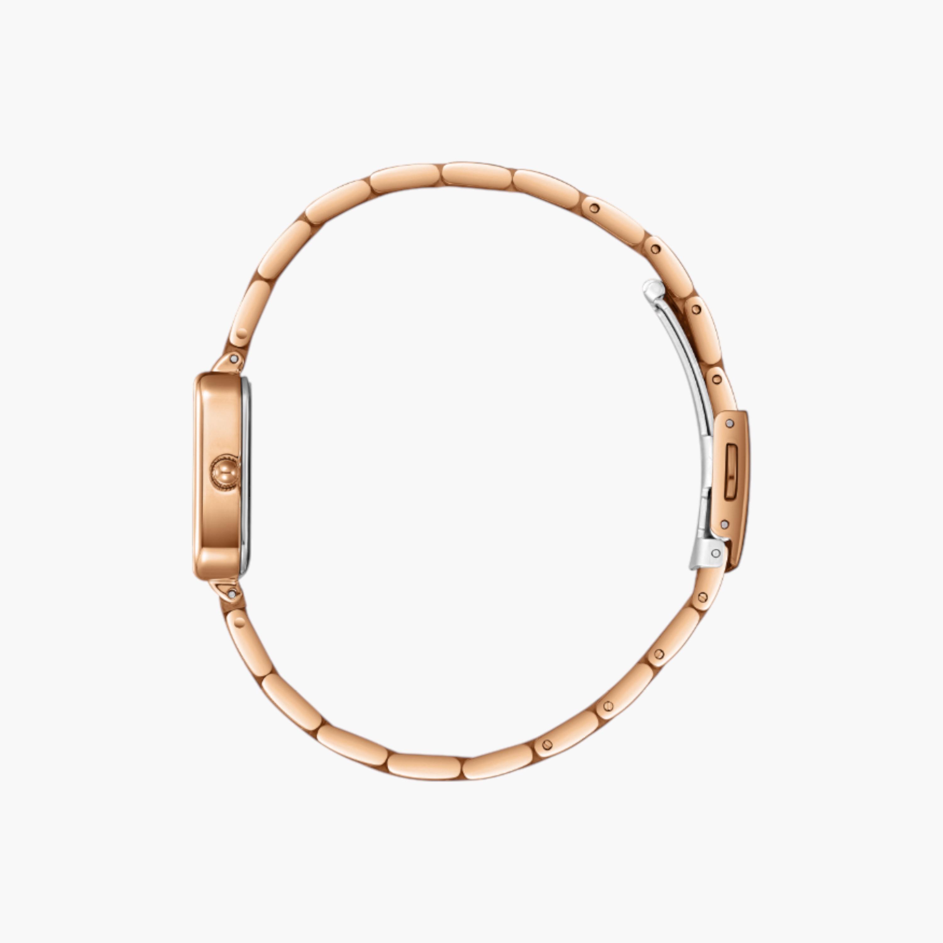 Lee Cooper Rose Gold Square Analog Watch-women-watchesandjewellery-watches-image-3