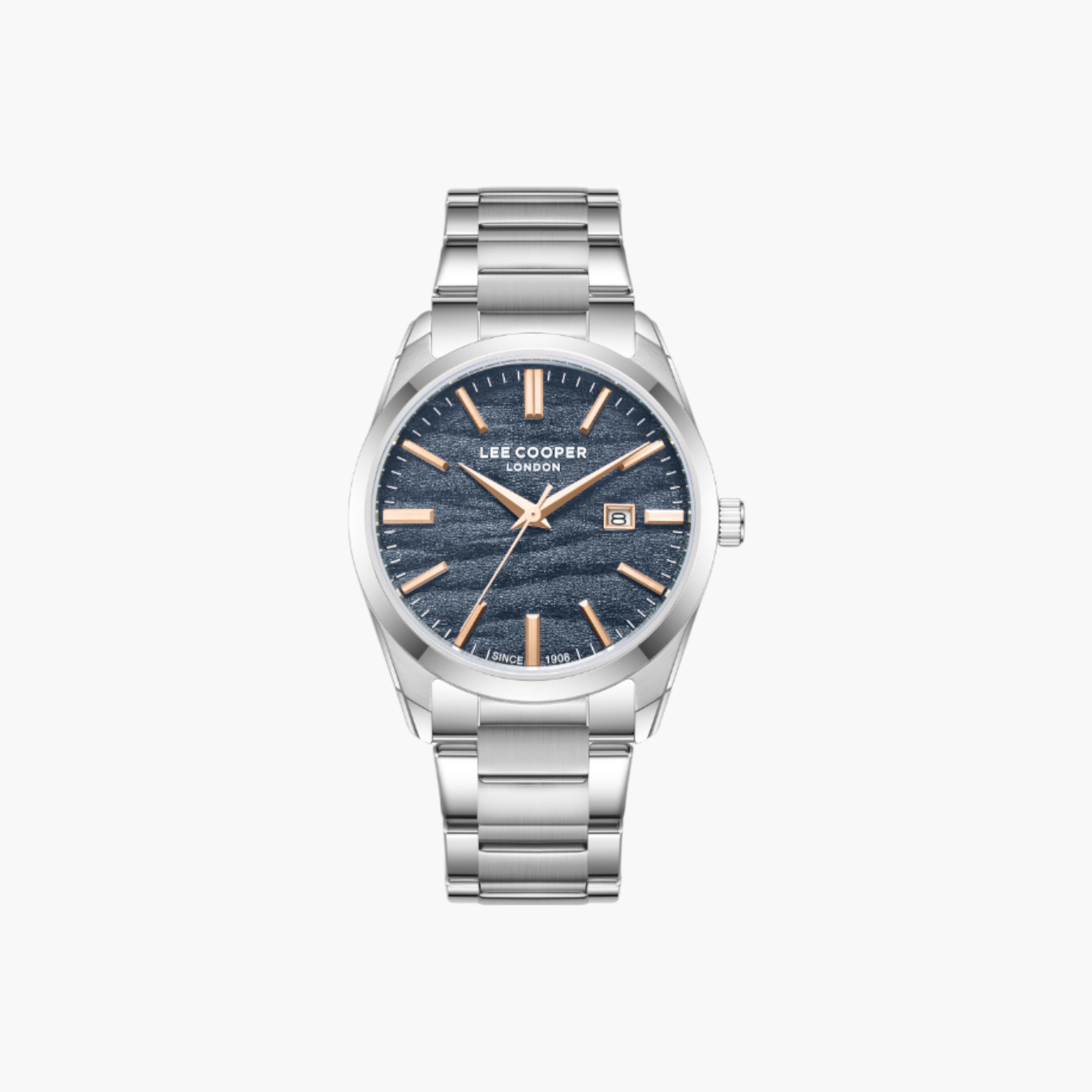 لي كوبر ساعة رجالية أنالوج، سوار معدني-men-watchesandjewellery-watches-image-1