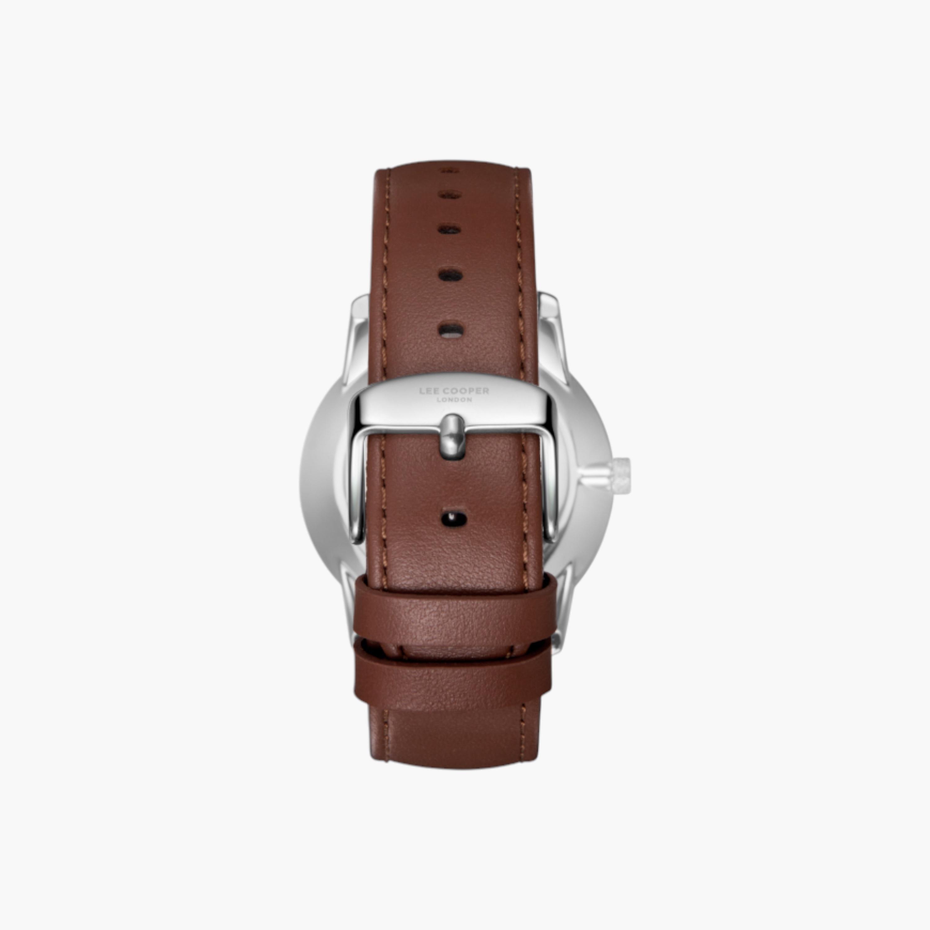 Lee Cooper Men's Analog Watch, Leather Strap, Blue Dial-men-watchesandjewellery-watches-image-4