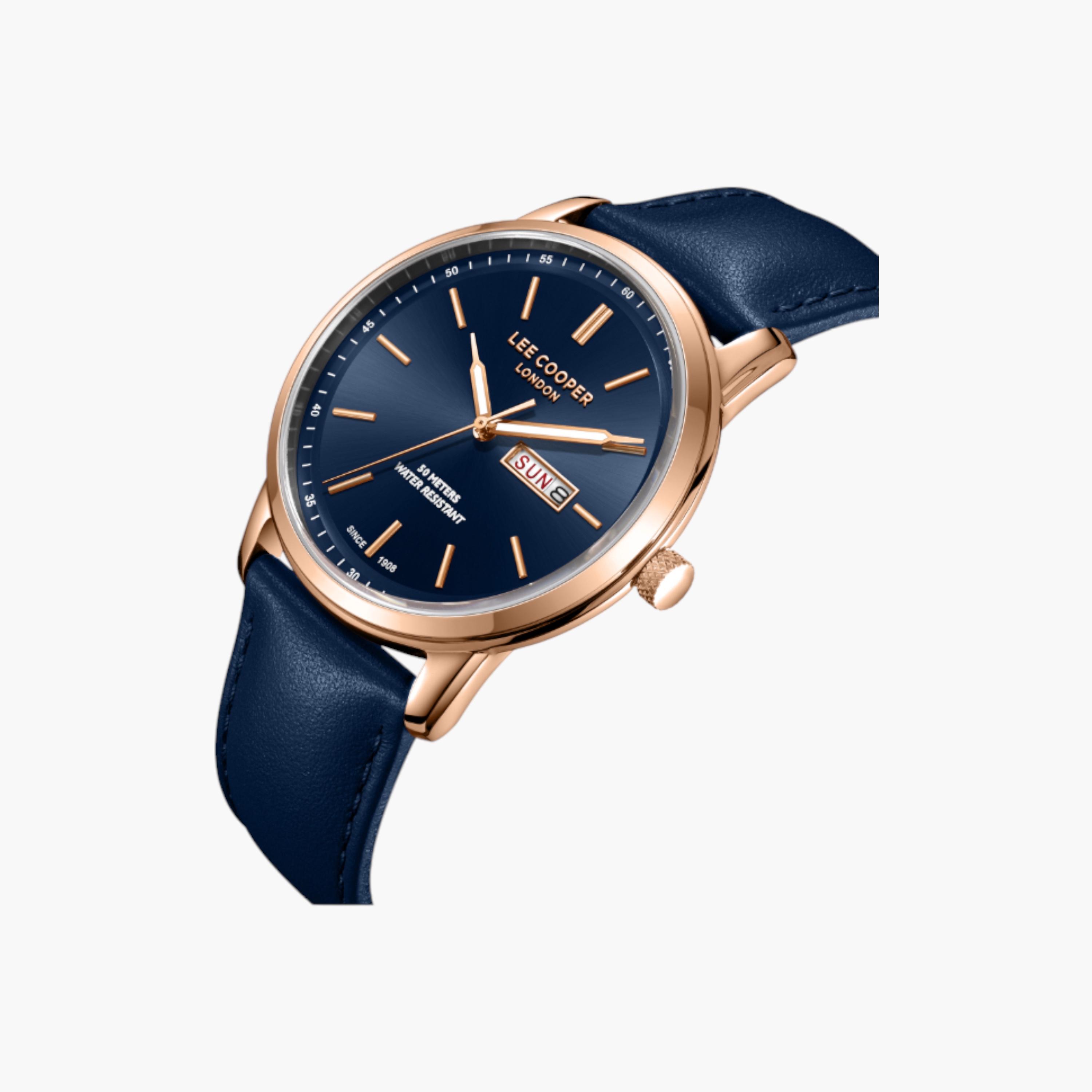 Lee Cooper Men's Analog Watch, Leather Strap-men-watchesandjewellery-watches-image-2